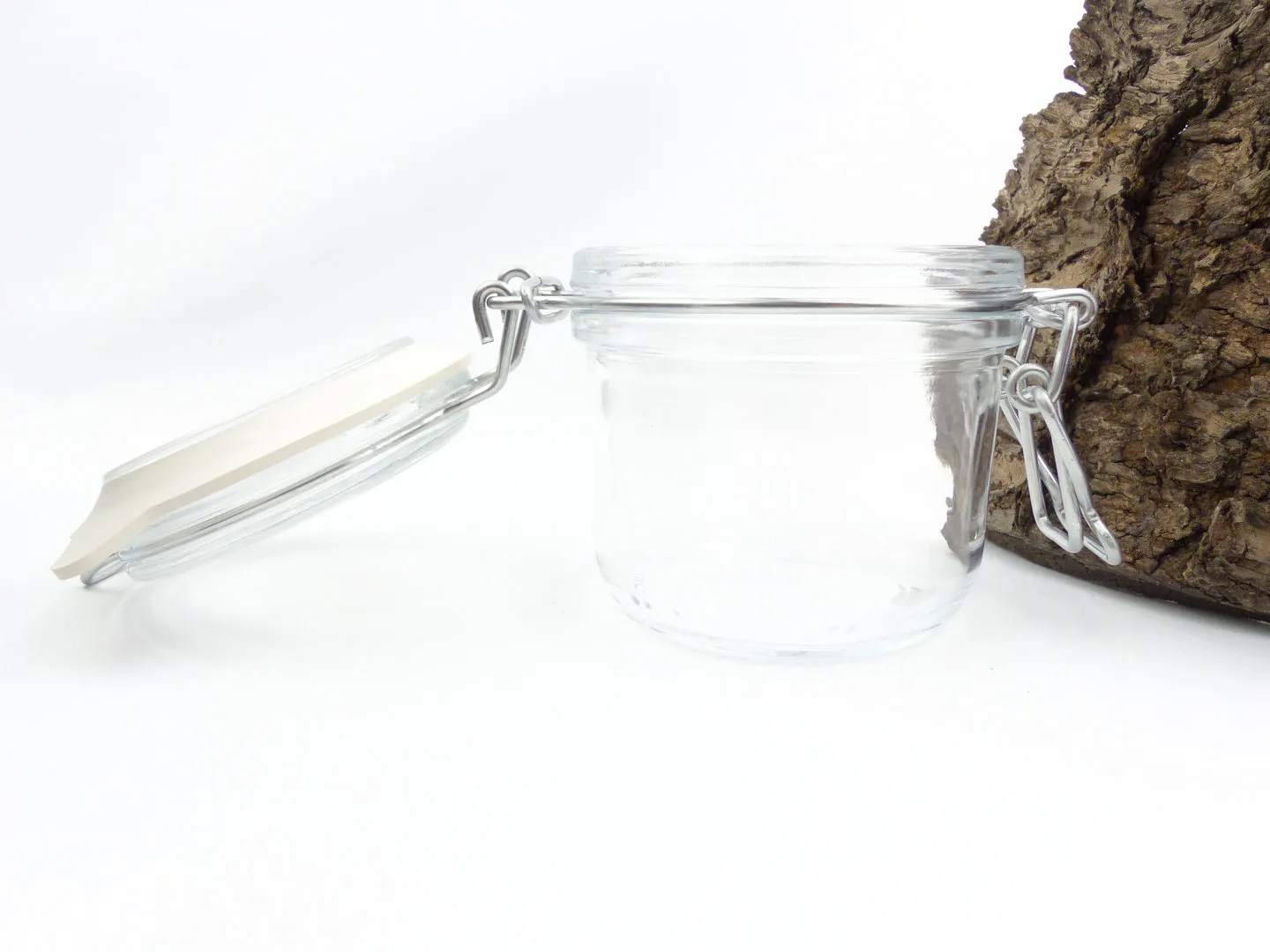 Drahtbügelglas Tabak Schnappdeckel 200ml – Produktbild 3