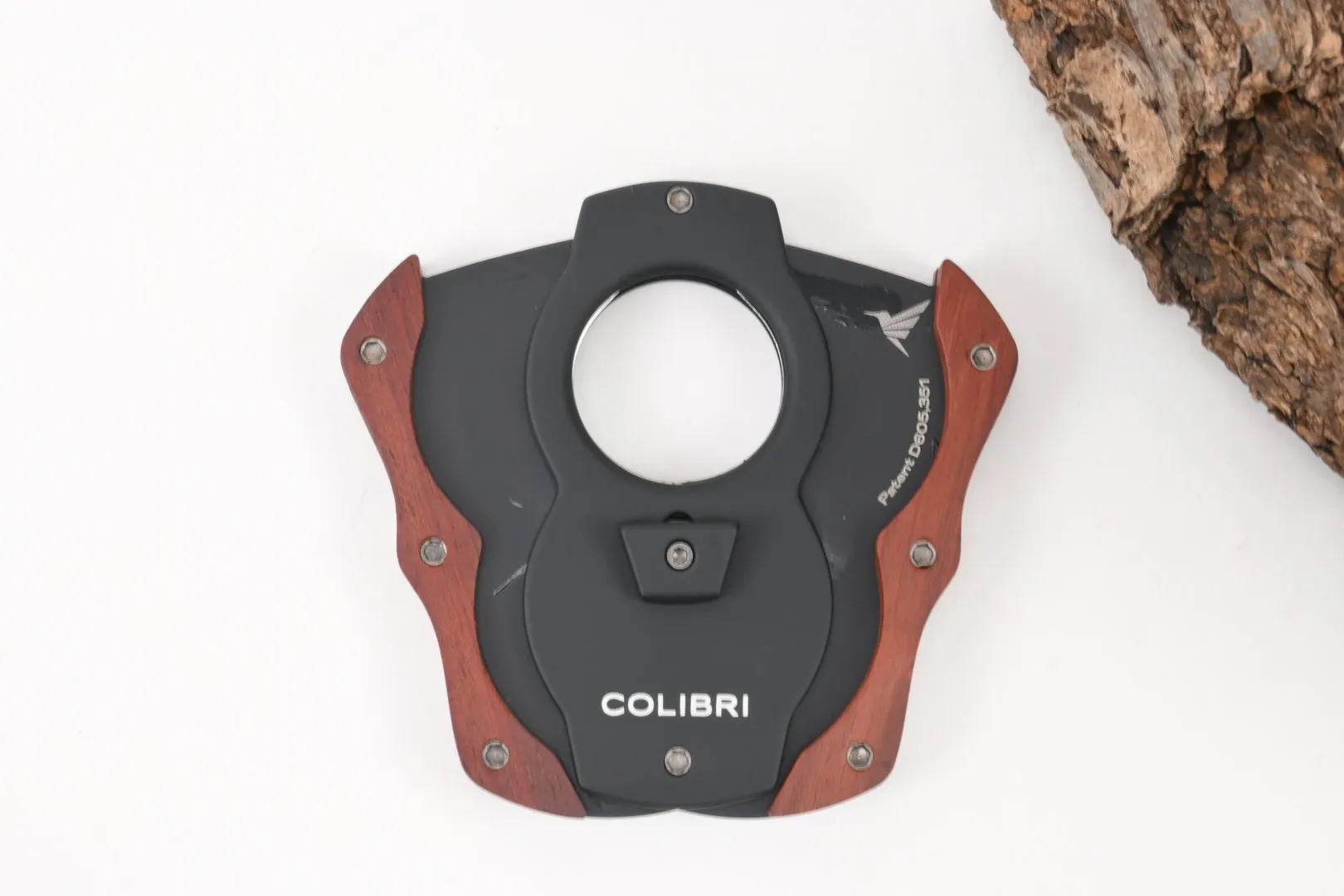 Colibri Zigarren Abschneider Wood rotbraun – Produktbild 2