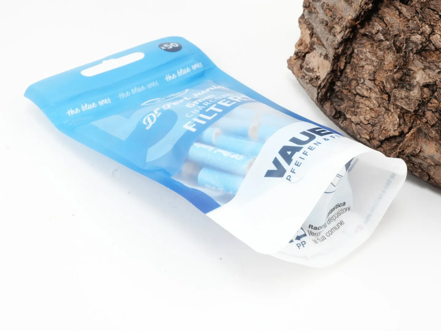 Vauen Pfeifen-Filter Aktivkohle 6mm 50 Stück Beutel – Produktbild 4