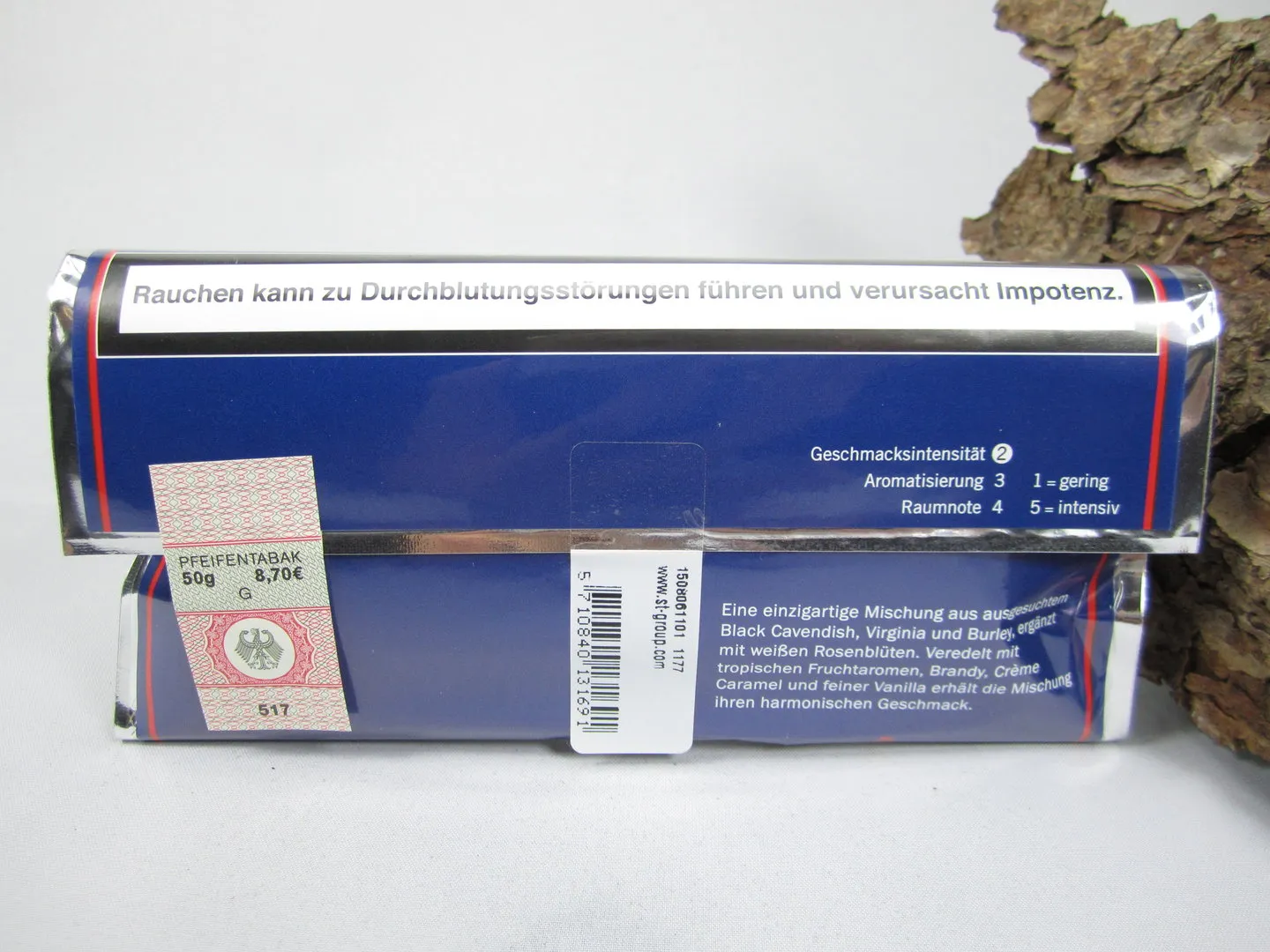 Danske Club Pfeifentabak White Roses 50g – Produktbild 2