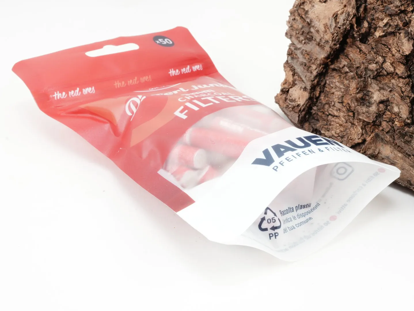 Vauen Pfeifen-Filter mit Aktivkohle 9mm 50 Stück Beutel – Produktbild 4