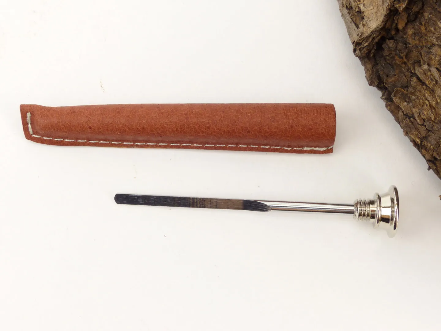 Tsuge Pfeifenstopfer Leder braun – Produktbild 4
