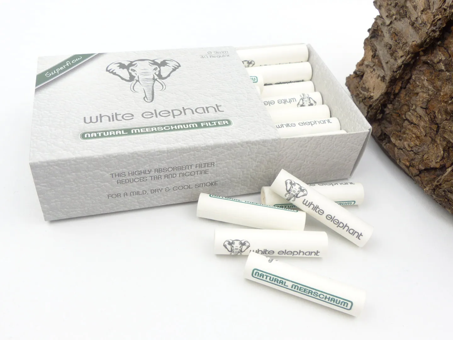 White Elephant Meerschaumfilter 9mm S 40 St – Produktbild 4