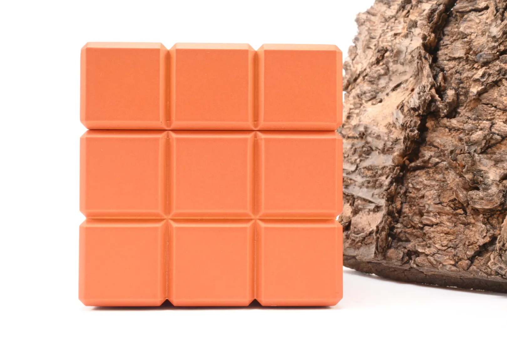 Colibri Tischfeuerzeug Heritage Cube orange – Produktbild 2