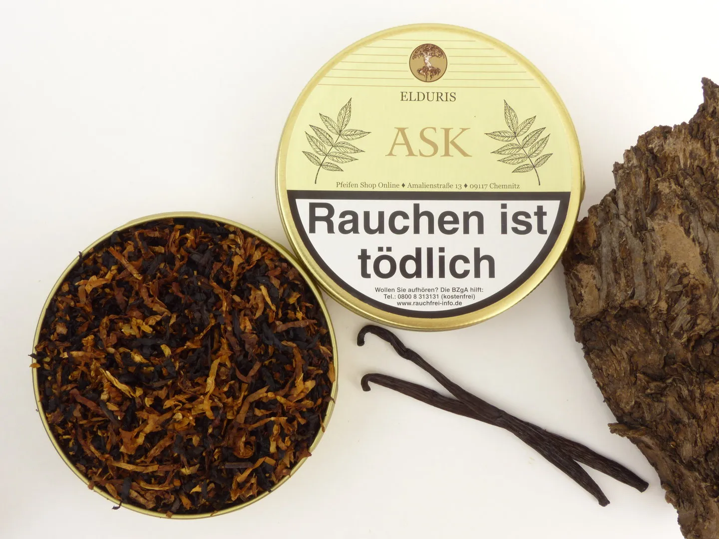 ELDURIS Pfeifentabak Ask 50g – Produktbild 2