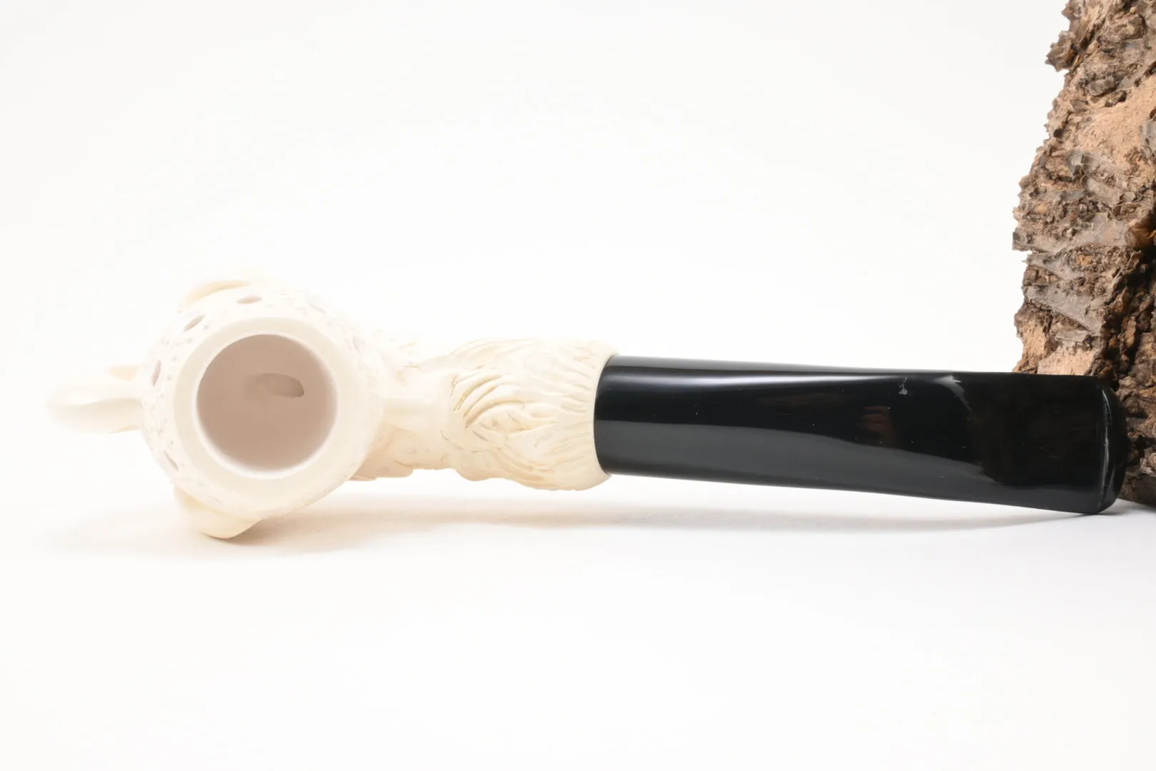 Meerschaum Pfeife Kralle graviert large von 1a Meerschaum – Produktbild 6