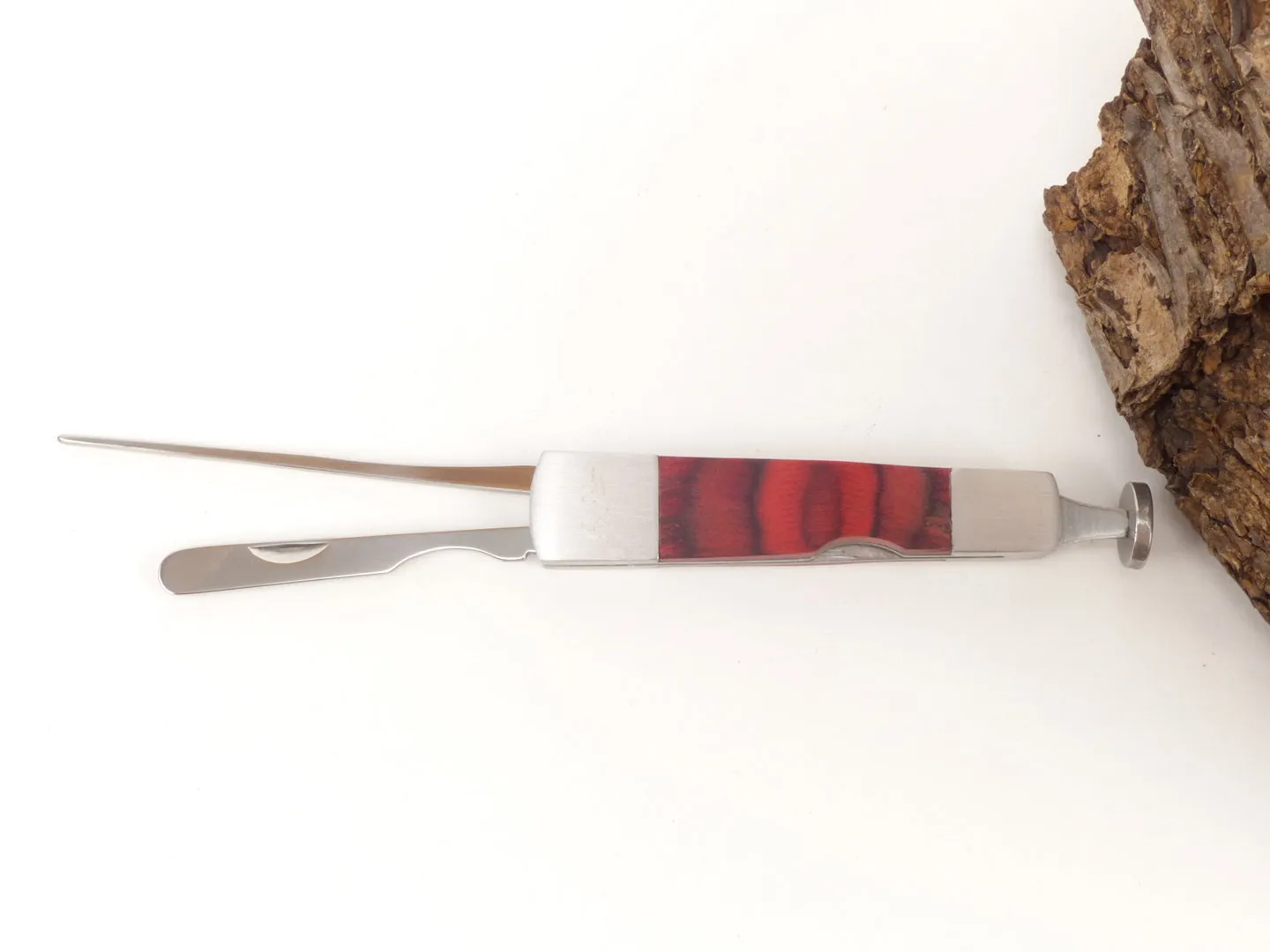 Pfeifenbesteck Holz rot metall 13203 von Guy Janot – Produktbild 5