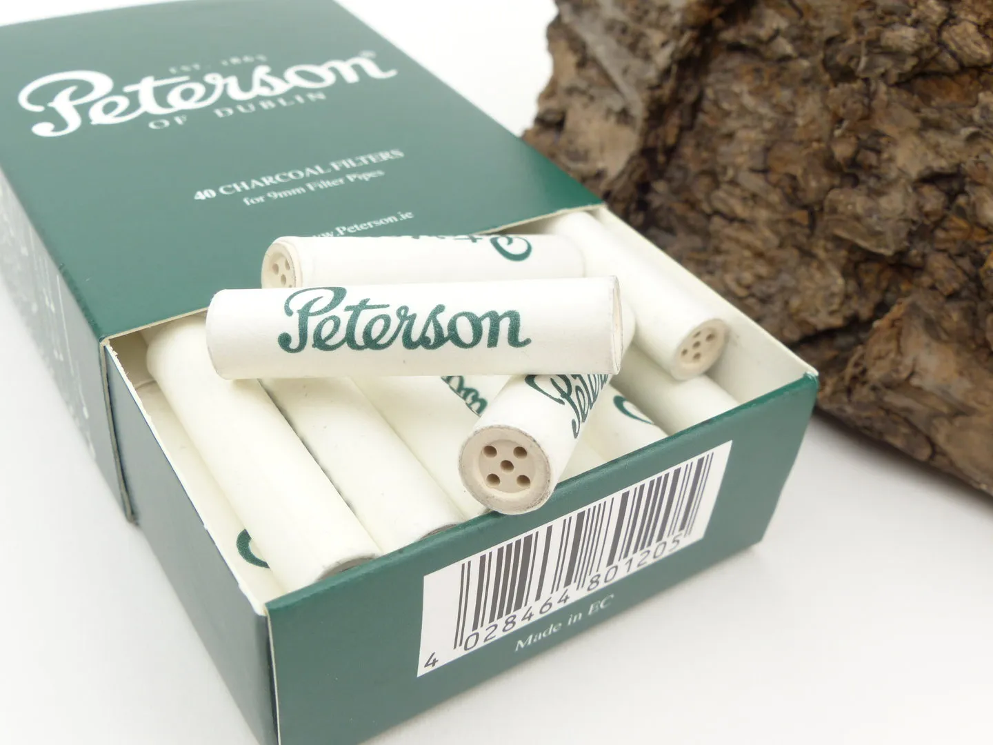 Peterson Pfeifenfilter Aktivkohle 9mm 40 Stück – Produktbild 4