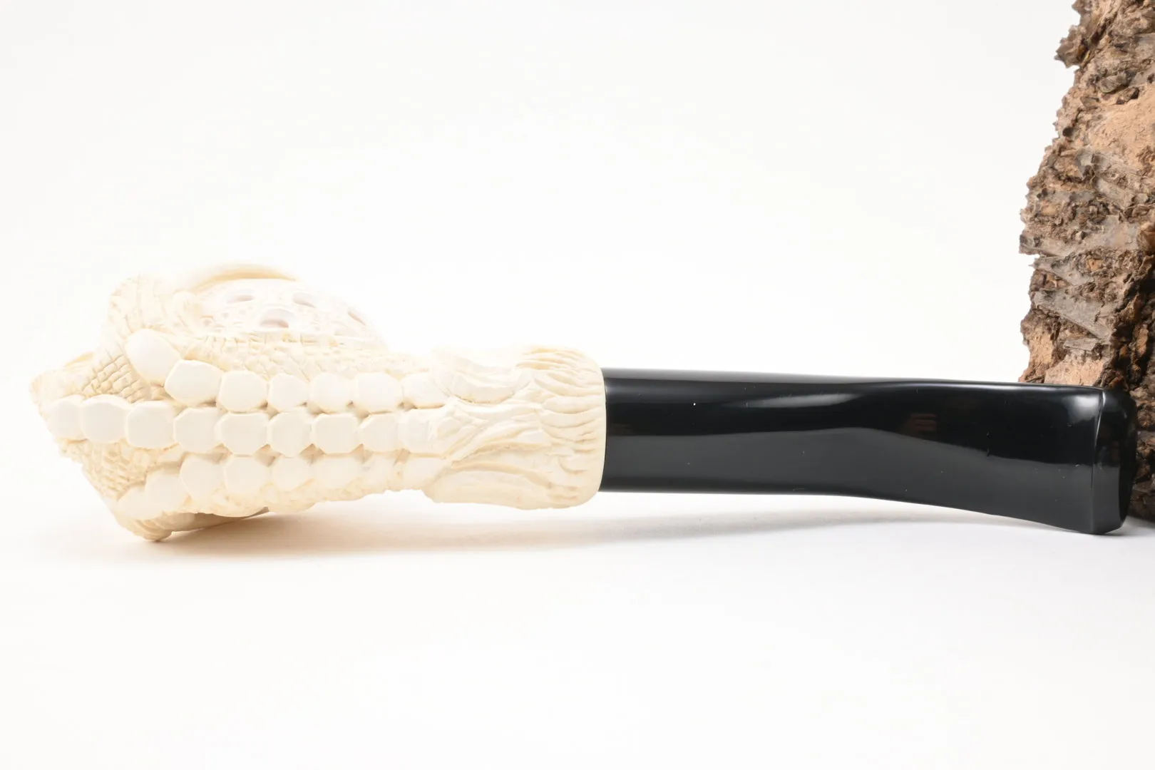 Meerschaum Pfeife Kralle graviert large von 1a Meerschaum – Produktbild 7