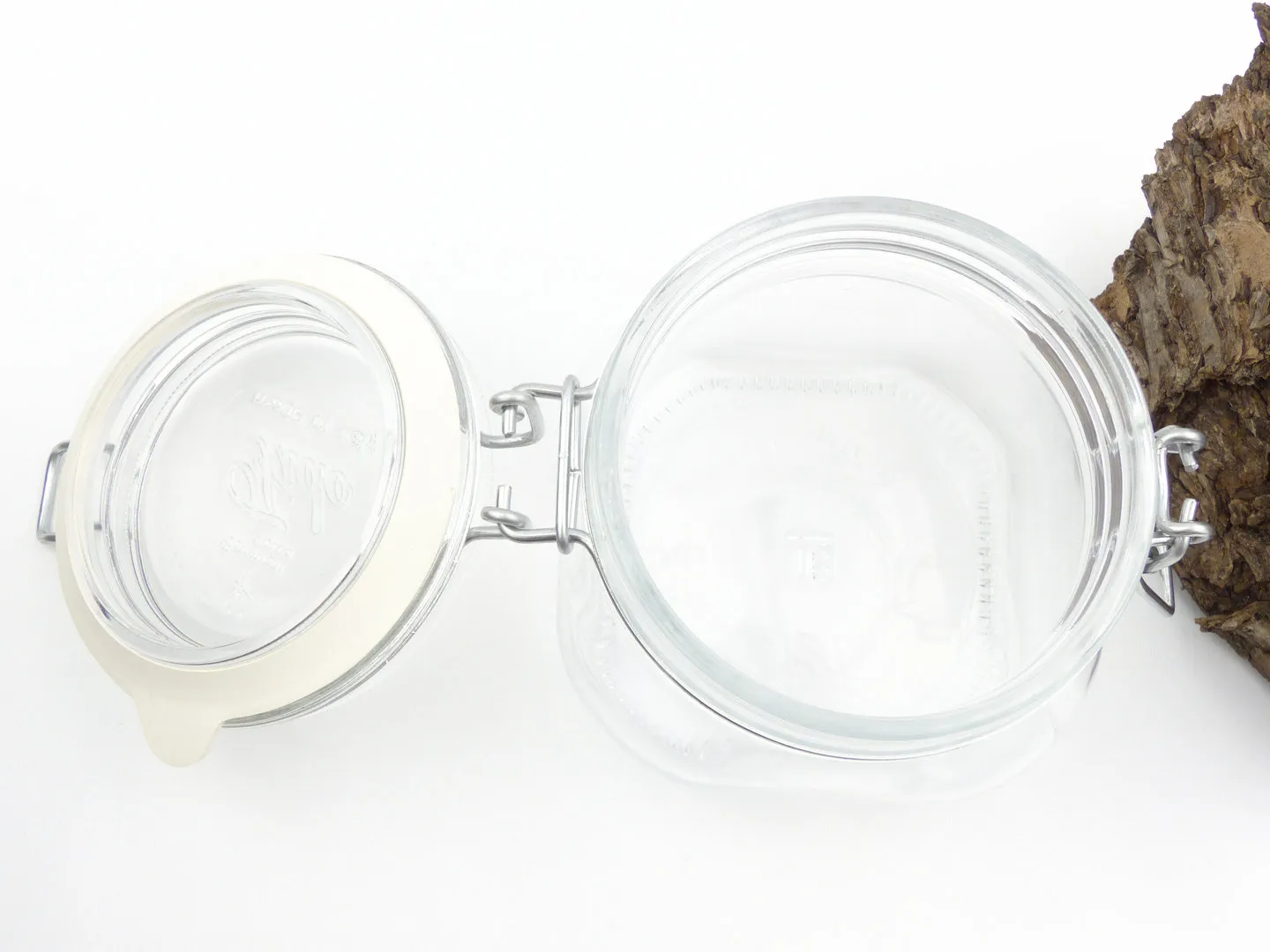 Drahtbügelglas Tabak Schnappdeckel 500ml – Produktbild 3