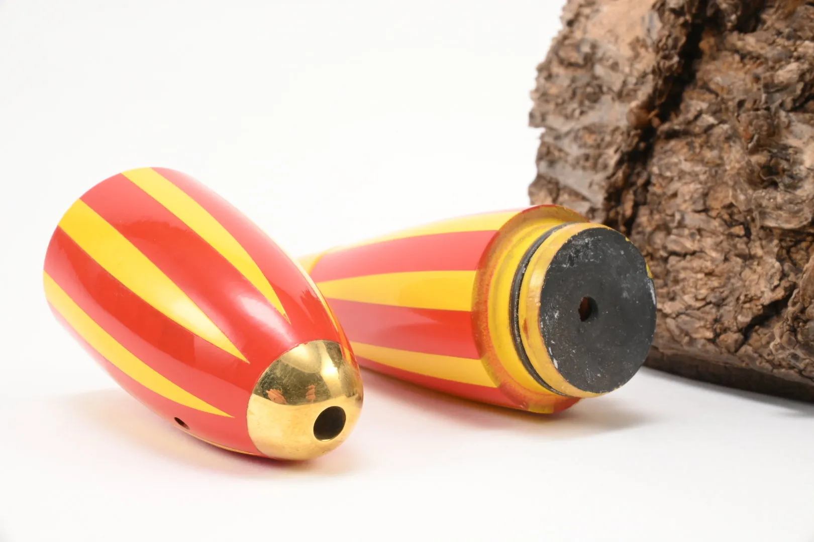 Vauen Zeppelin Pfeife rot-gelb – Produktbild 8