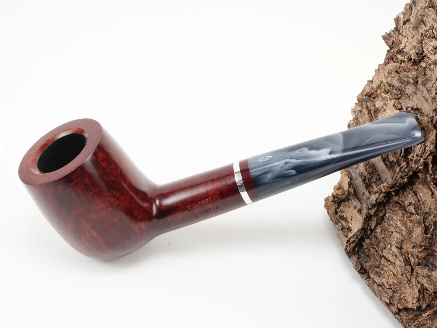 Savinelli Lunaria Pfeife Burgundy 141