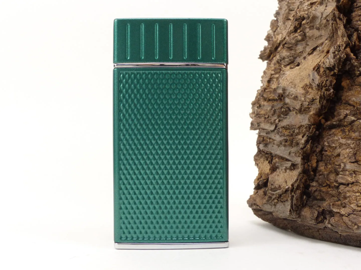 Colibri Pfeifenfeuerzeug Julius grün chrom – Produktbild 3