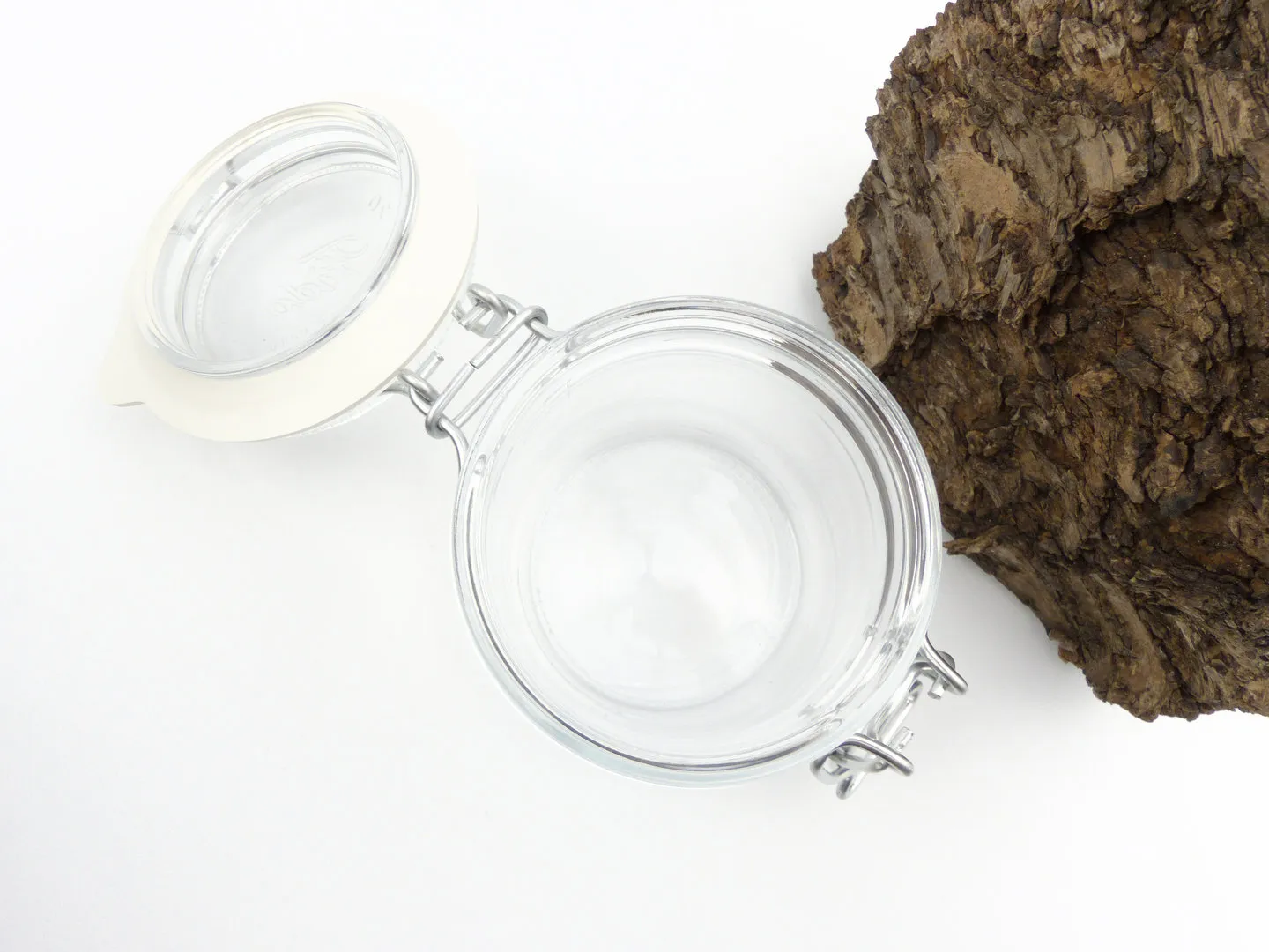 Drahtbügelglas Tabak Schnappdeckel 200ml – Produktbild 4