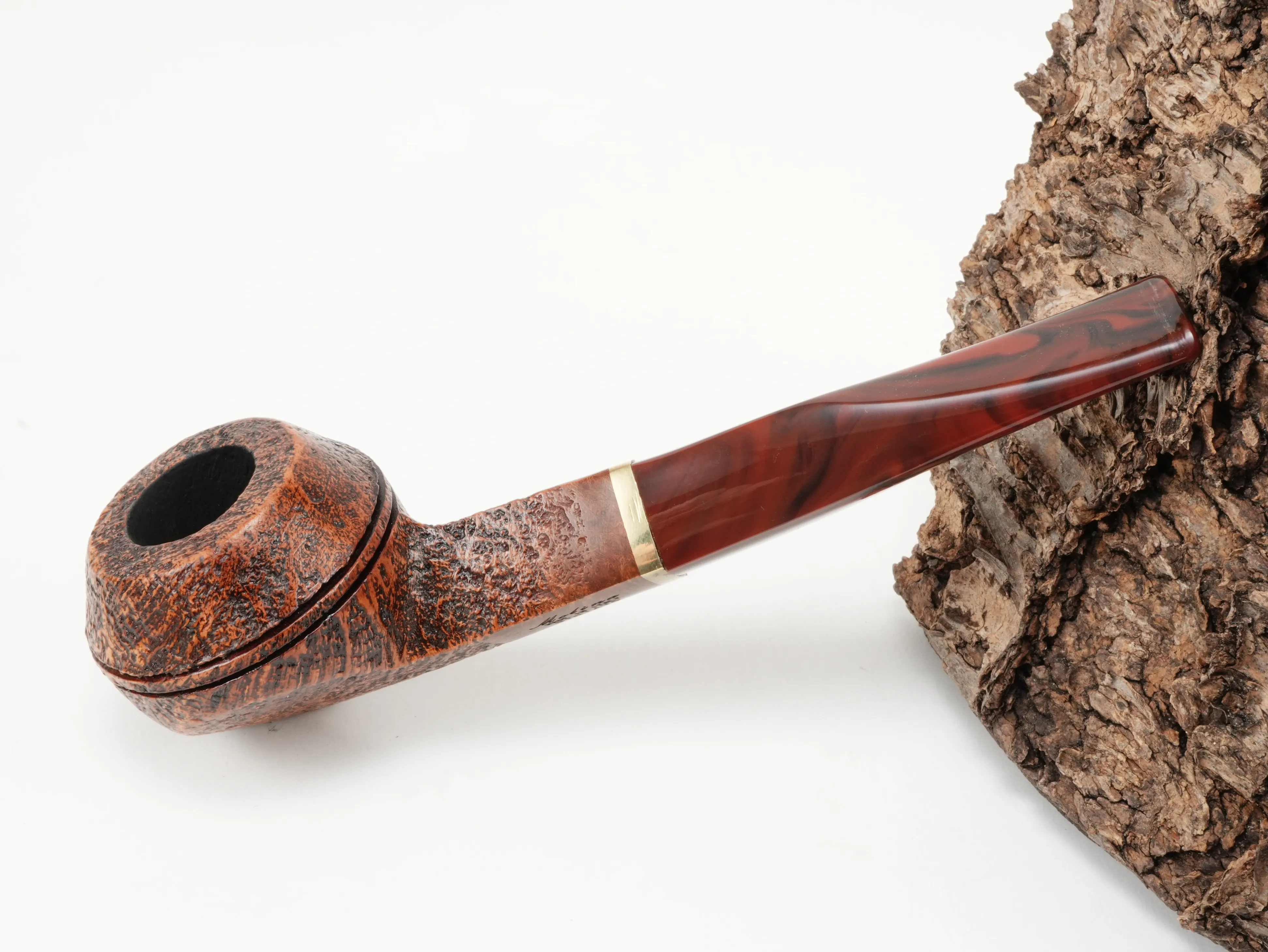 Molina Striato Pfeife sand braun 2