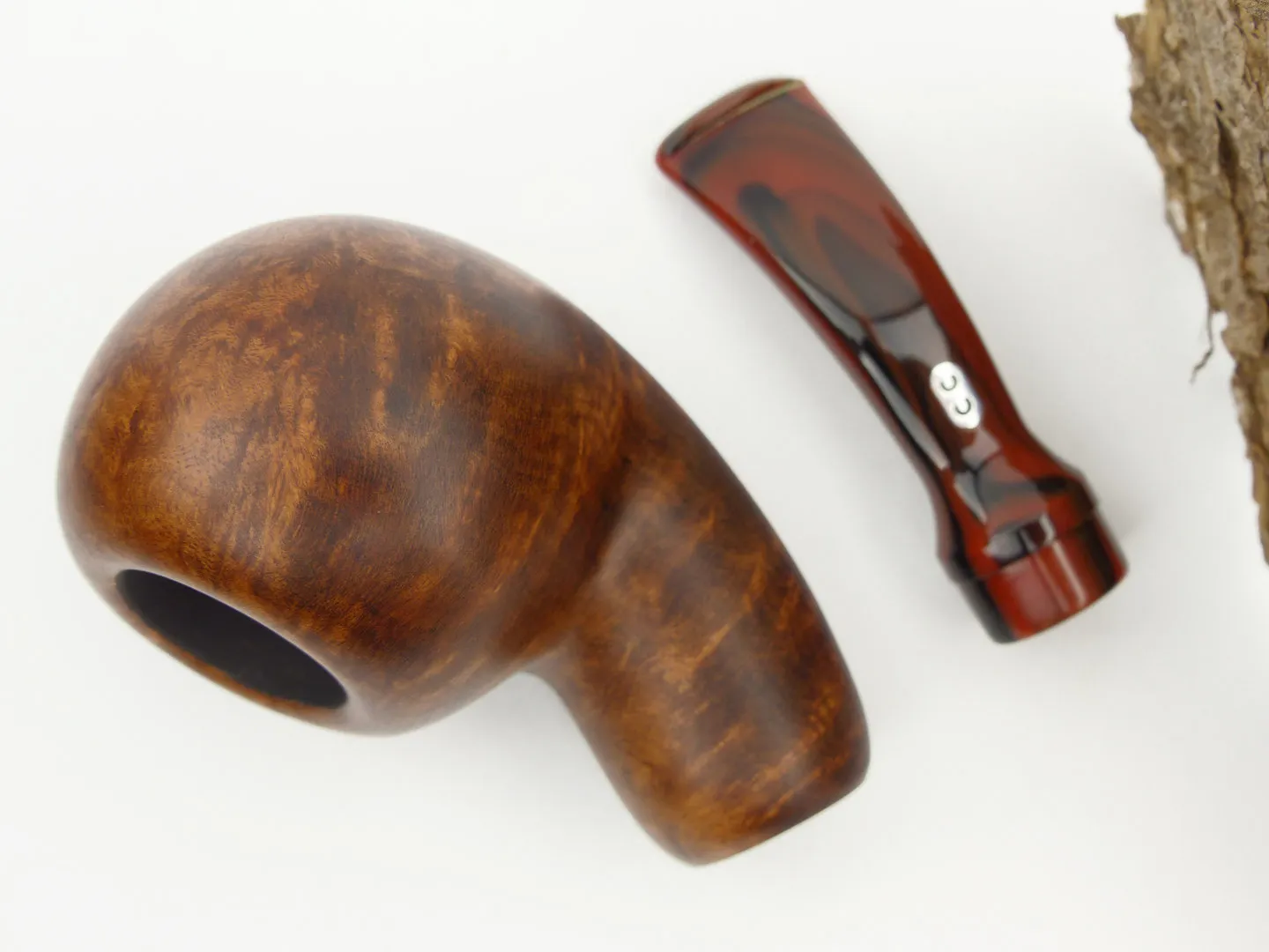 Chacom Reverse Calabash Pfeife dunkelbraun – Produktbild 9