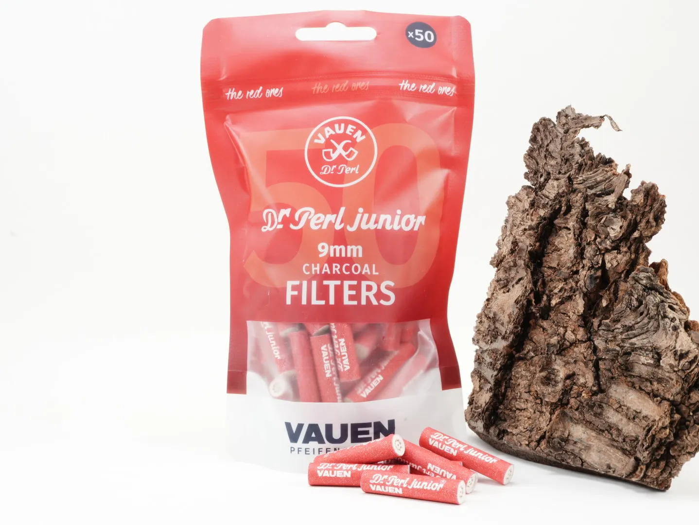 Vauen Pfeifen-Filter mit Aktivkohle 9mm 50 Stück Beutel – Produktbild 5