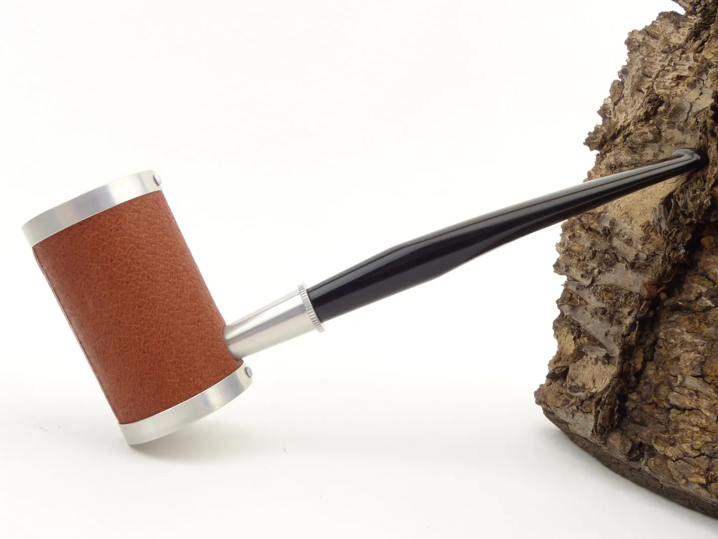 Tsuge Pfeife Metal Tankard Leder Braun – Produktbild 2