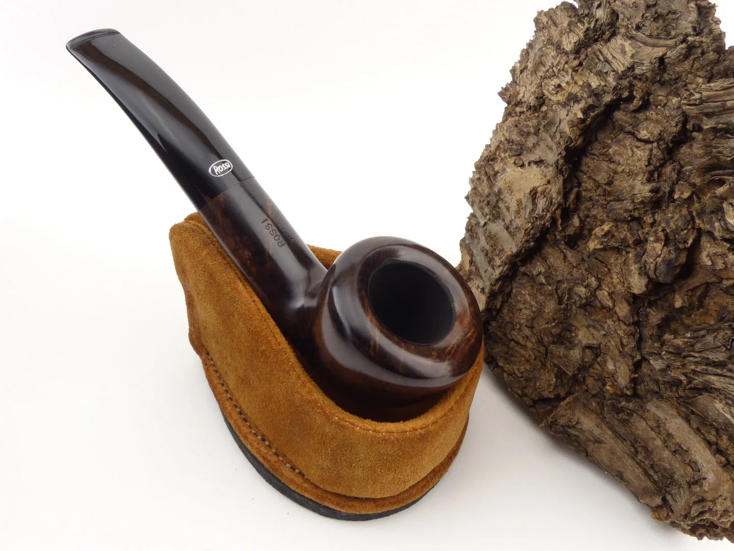 Pfeifenständer Velourleder braun Boden 1er – Produktbild 5