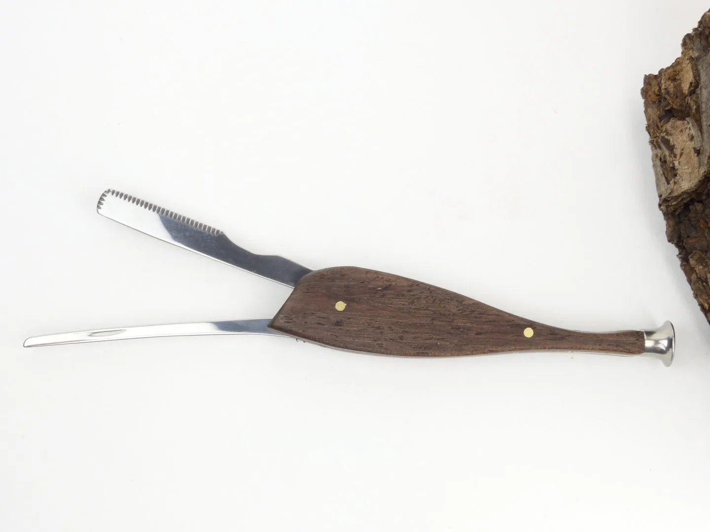 Pfeifenbesteck Fischform Braun von JC – Produktbild 4