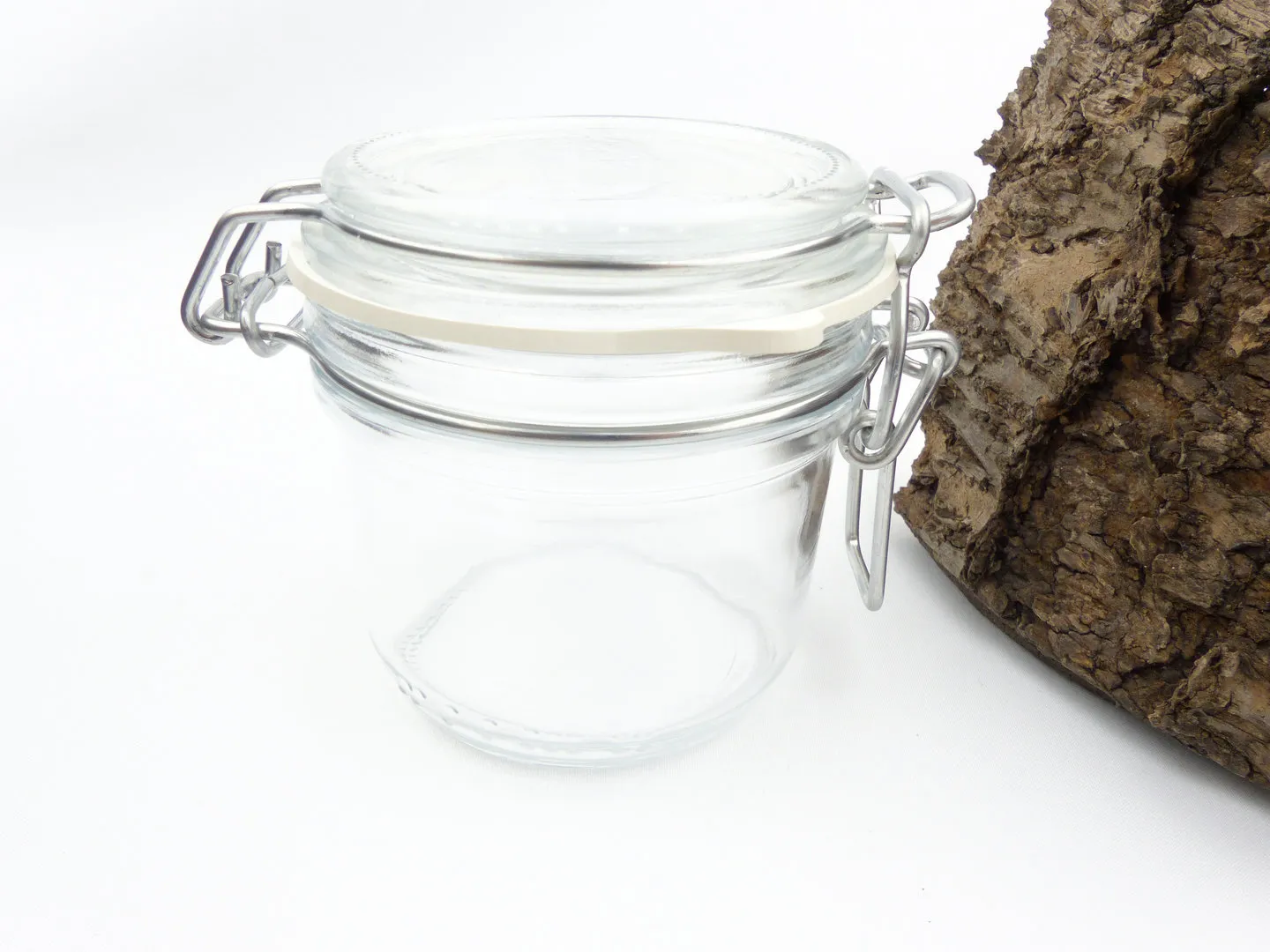Drahtbügelglas Tabak Schnappdeckel 200ml