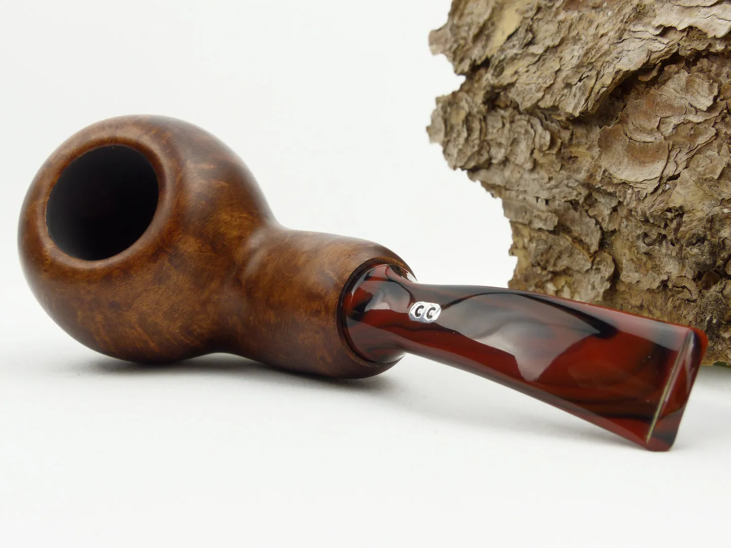 Chacom Reverse Calabash Pfeife dunkelbraun – Produktbild 5
