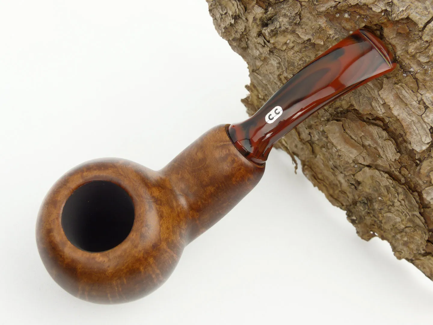 Chacom Reverse Calabash Pfeife dunkelbraun – Produktbild 3