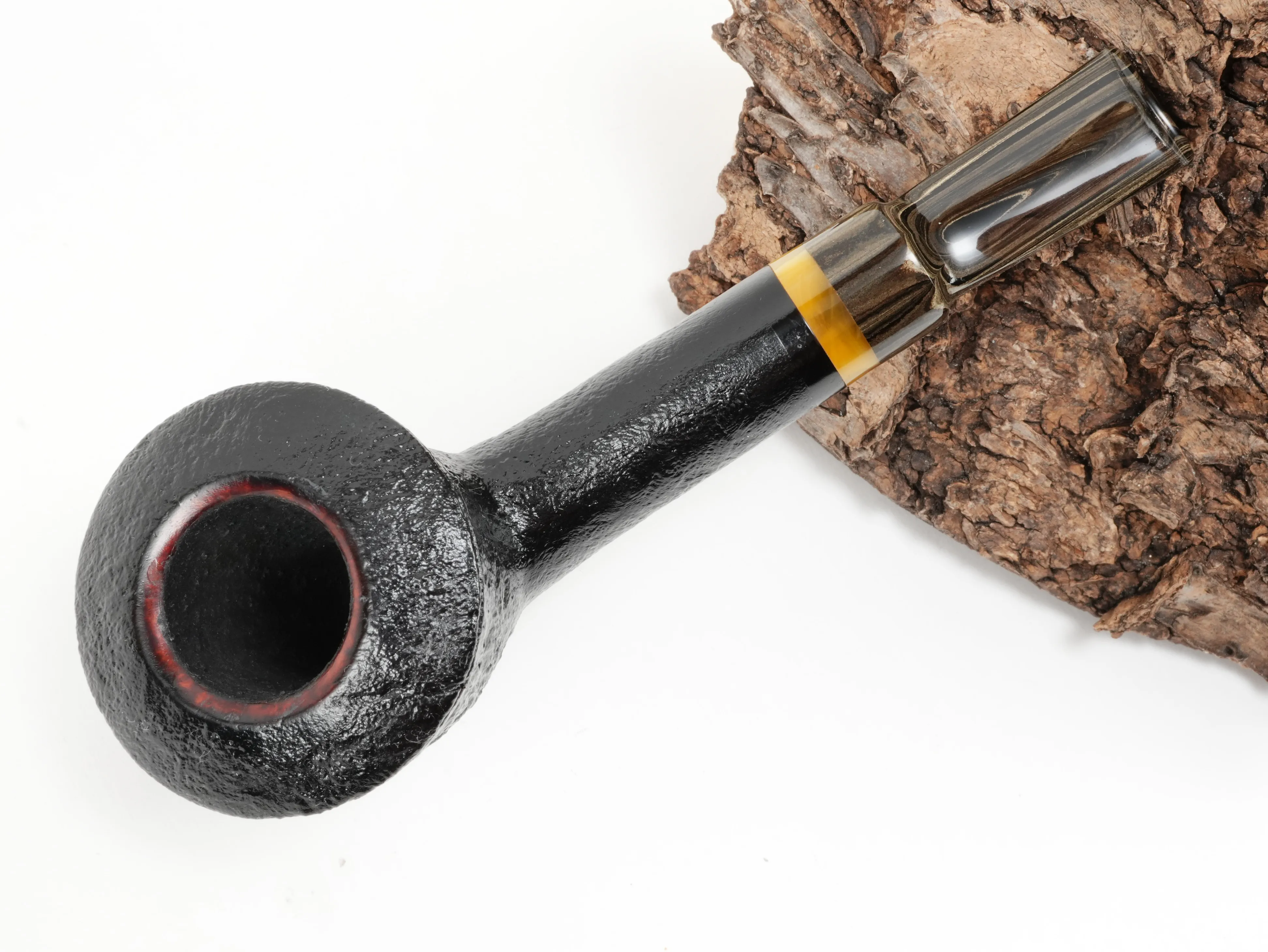 Bonsai Pipes Pfeife #17 sand schwarz 9mm Filter – Produktbild 3
