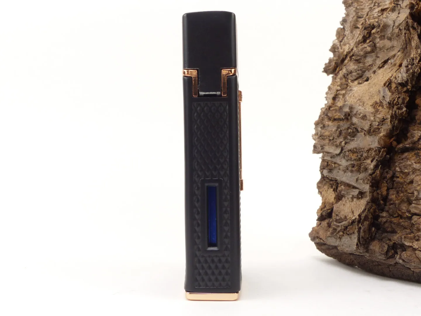Colibri Pfeifenfeuerzeug Julius schwarz roségold – Produktbild 4