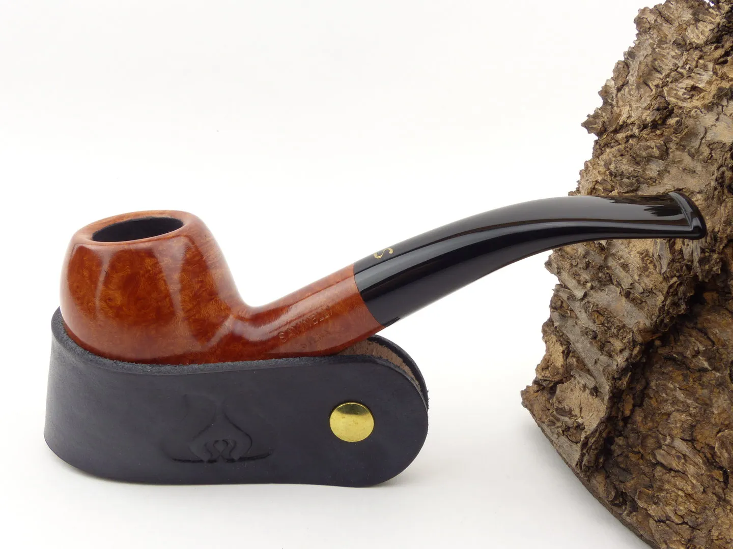 Pfeifen Shop Besteck Ständer Leder schwarz von Pfeifen Shop Online
