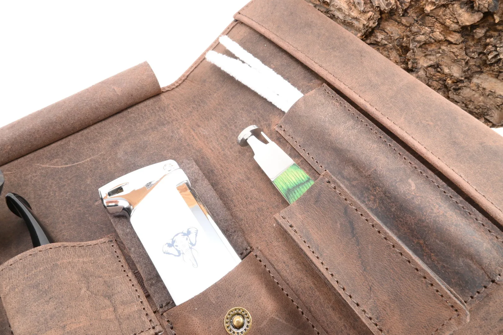 Guy Janot Pfeifen Rolltasche braun 6260 – Produktbild 13
