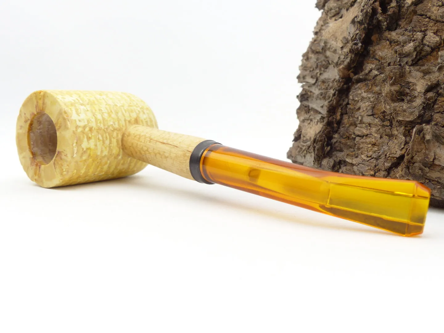 Missouri Meerschaum Maiskolbenpfeife bent – Produktbild 5