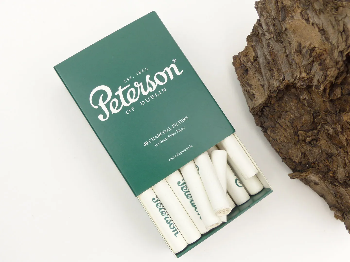 Peterson Pfeifenfilter Aktivkohle 9mm 40 Stück – Produktbild 3