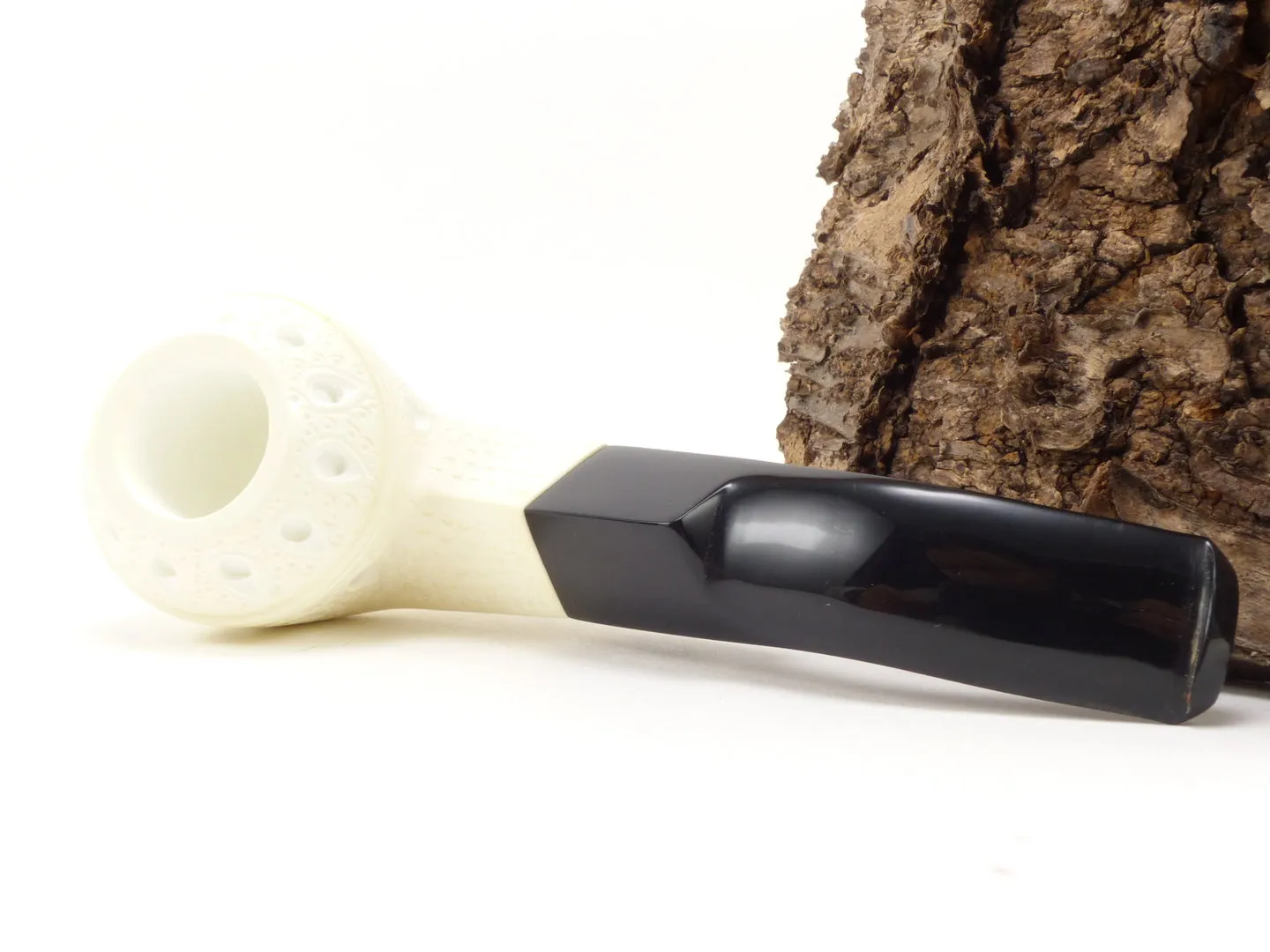 Meerschaum Pfeife Bulldog graviert large von 1a Meerschaum – Produktbild 5