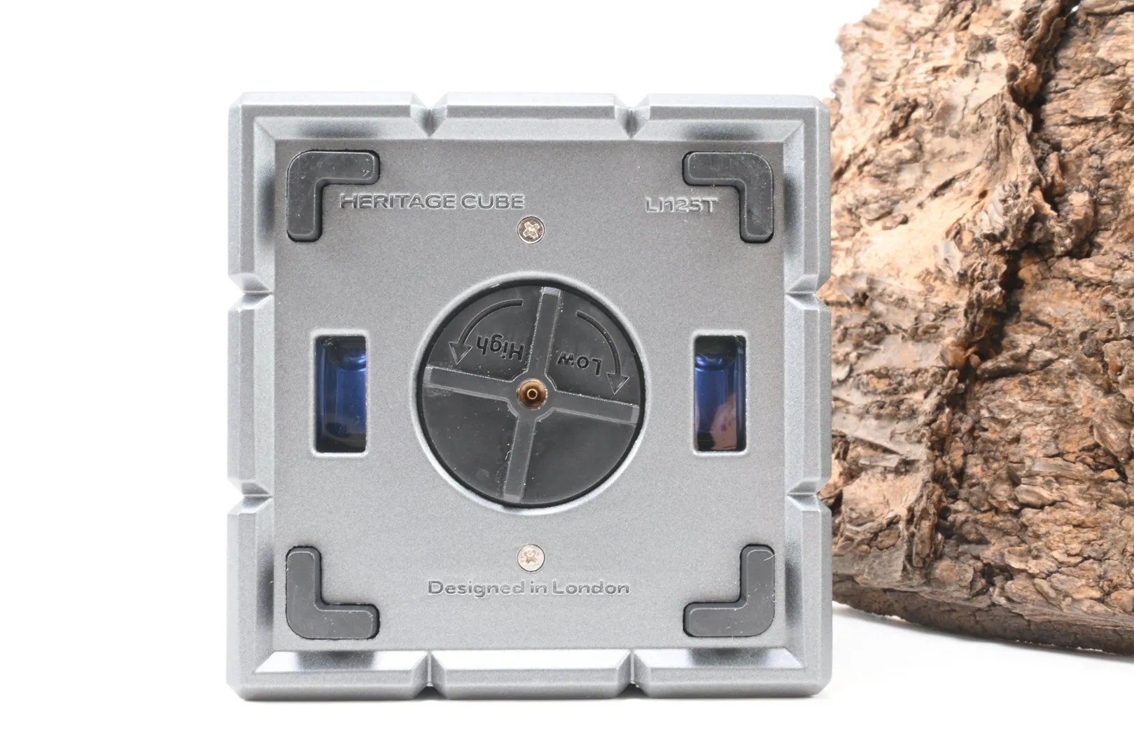 Colibri Tischfeuerzeug Heritage Cube anthrazit – Produktbild 7