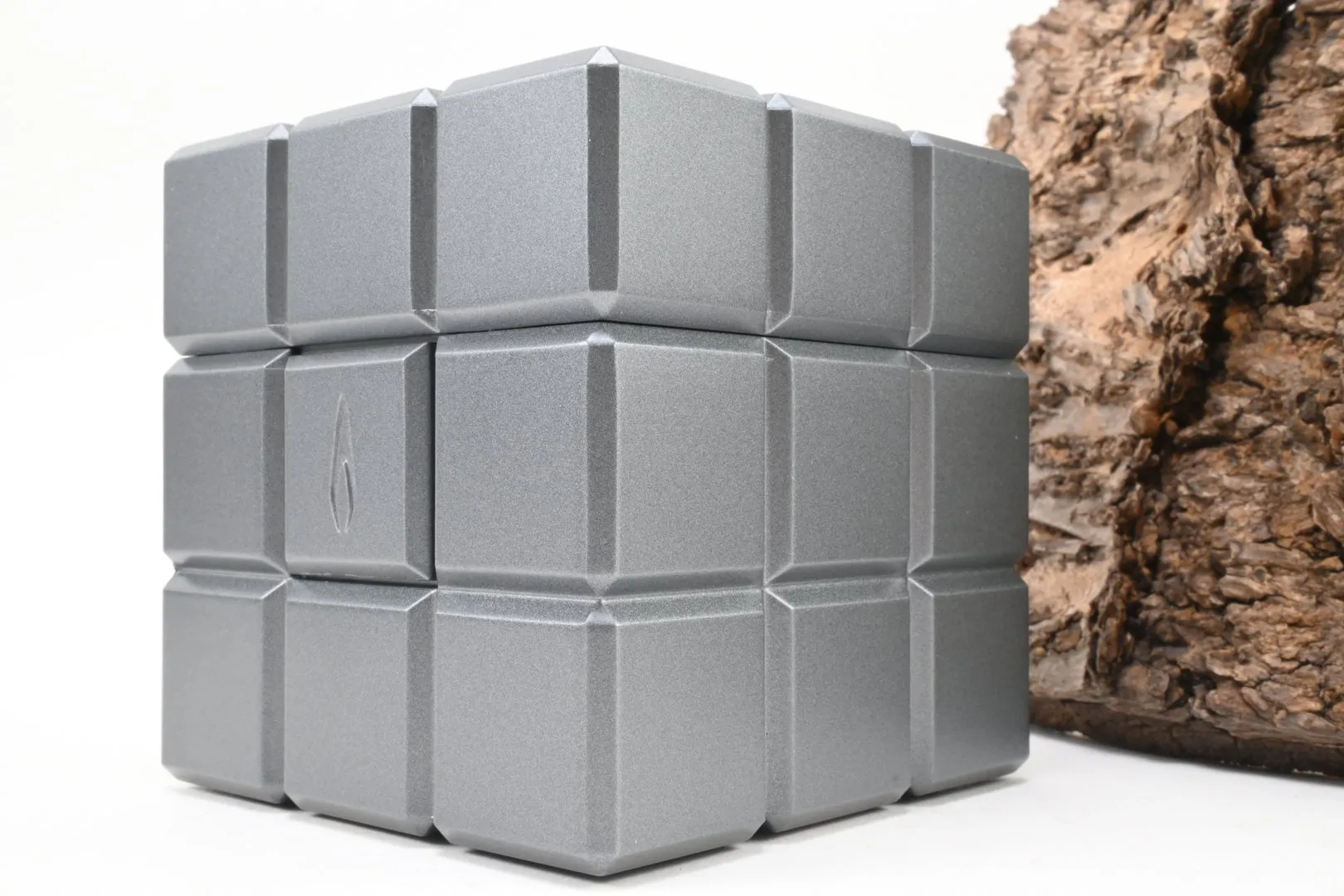 Colibri Tischfeuerzeug Heritage Cube anthrazit – Produktbild 3