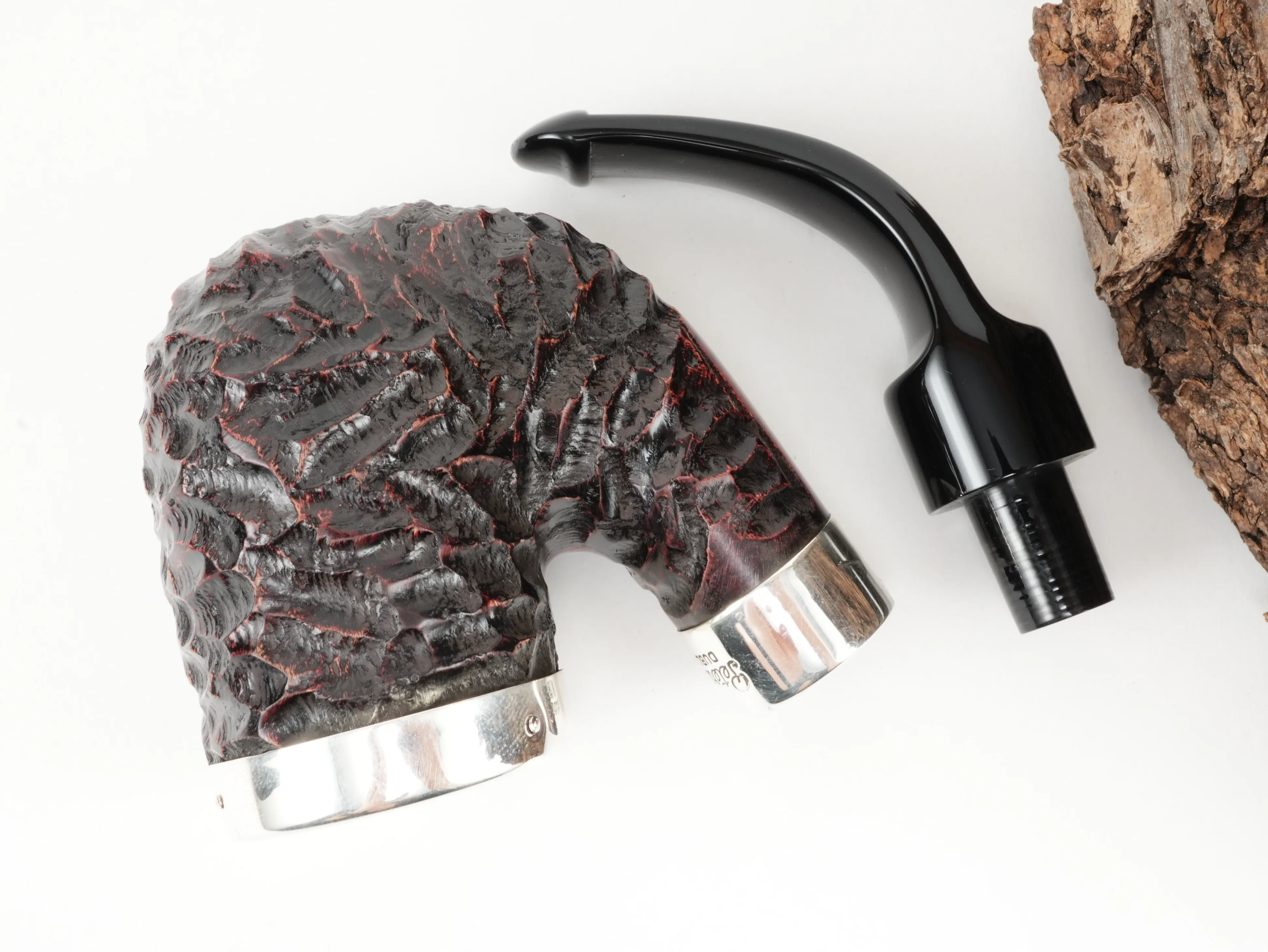 Peterson Pub Pipe rustic Silver Cap – Produktbild 9