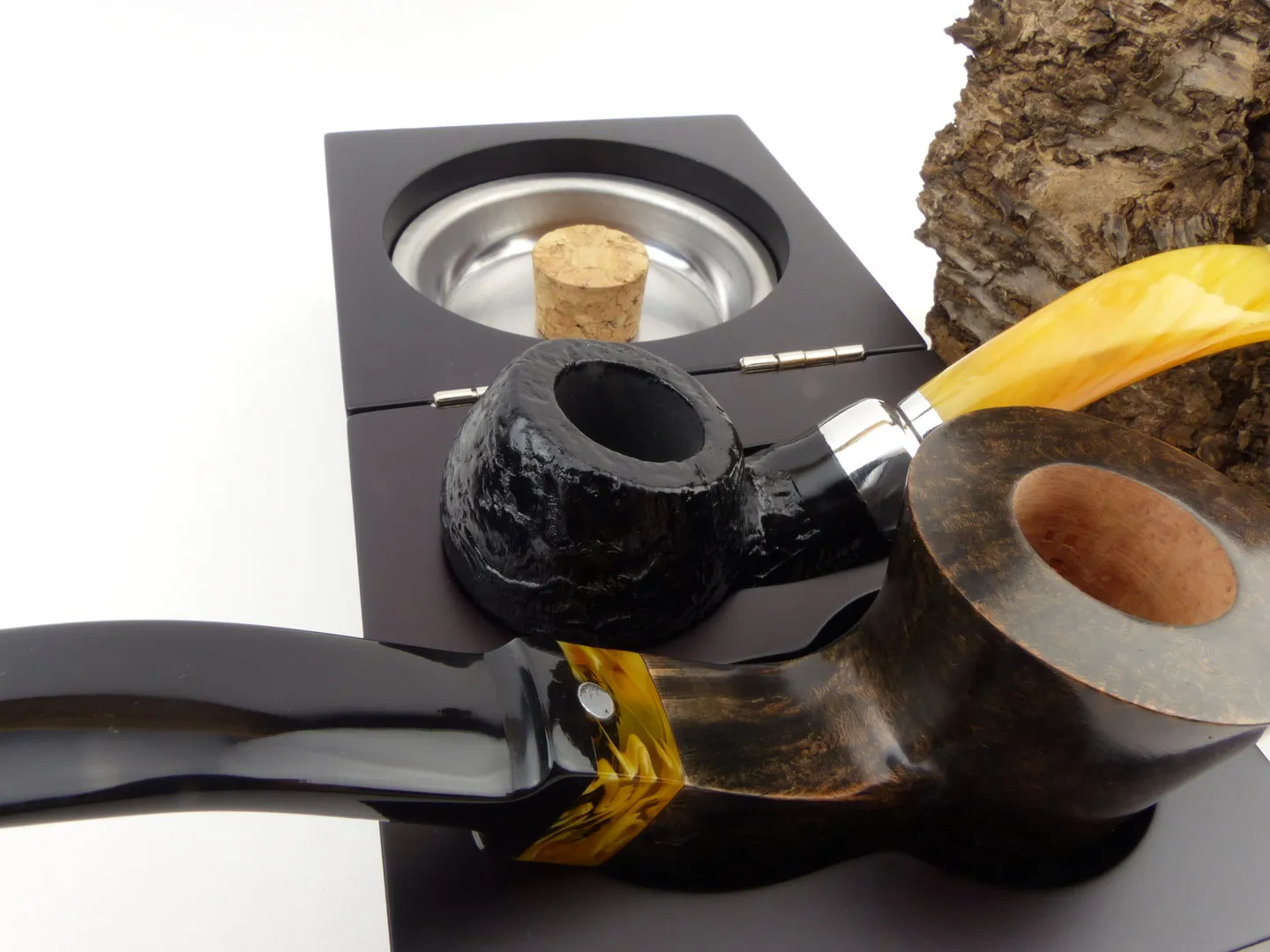 Angelo Pfeifenascher Holz Würfel 2 Pfeifen – Produktbild 8
