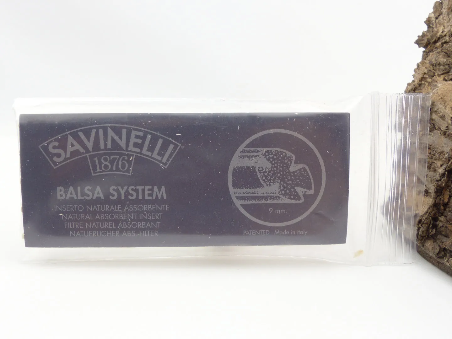 Savinelli Balsa Pfeifen-Filter 9mm 15 Stück – Produktbild 2