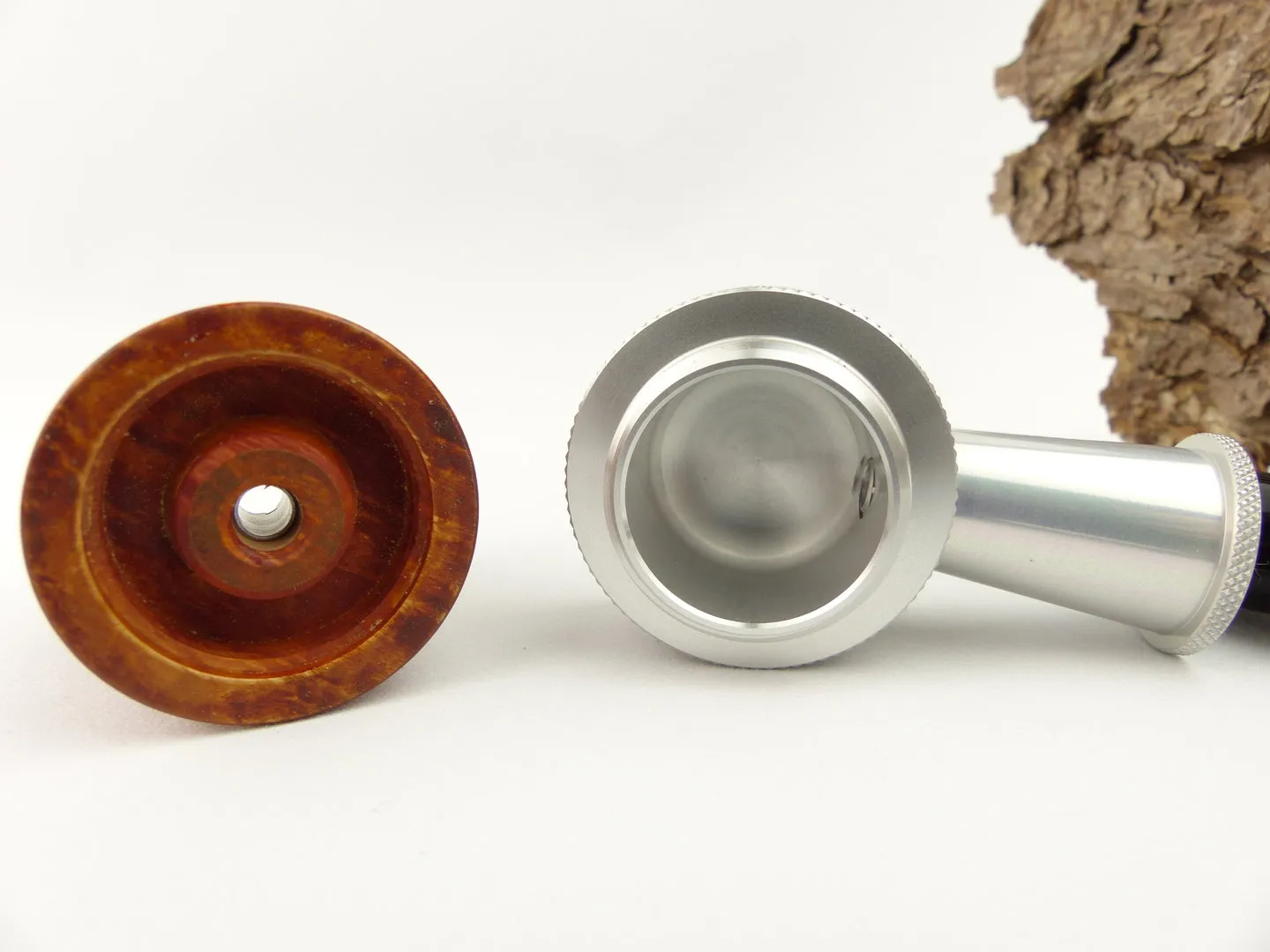 Tsuge Pfeife Roulette glatt silber Filter – Produktbild 11