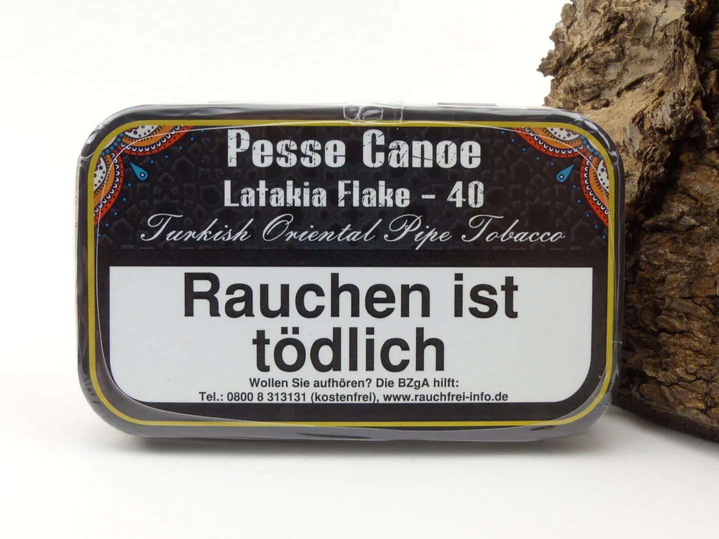 Pesse Canoe Latakia Flake 40 50g von Gladora Tobacco
