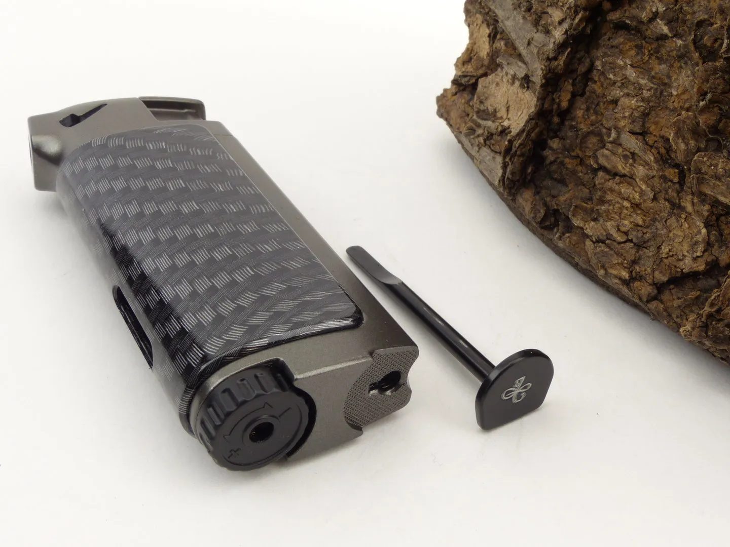 Jean Claude Pfeifenfeuerzeug Dundee carbon – Produktbild 7
