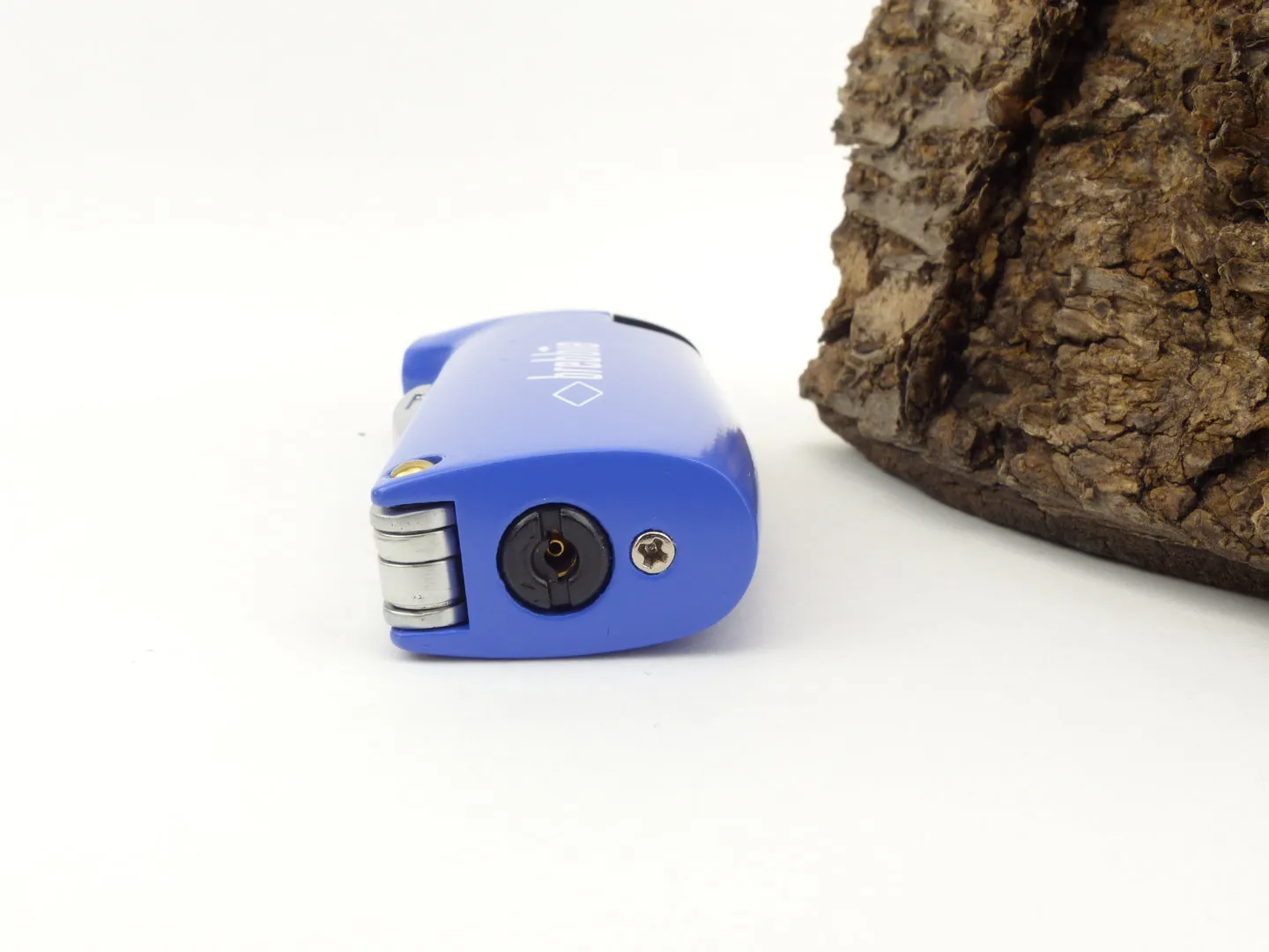 Brebbia Pfeifenfeuerzeug blau mit Besteck – Produktbild 5