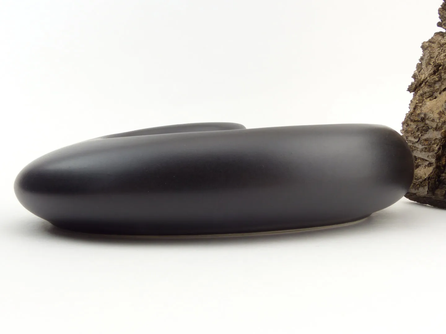 Pfeifenaschenbecher 2er oval schwarz matt – Produktbild 3