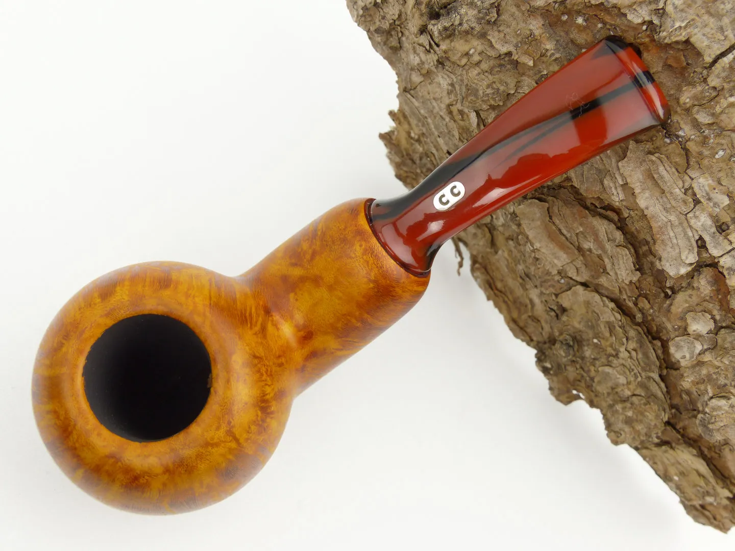 Chacom Reverse Calabash Pfeife hellbraun – Produktbild 3