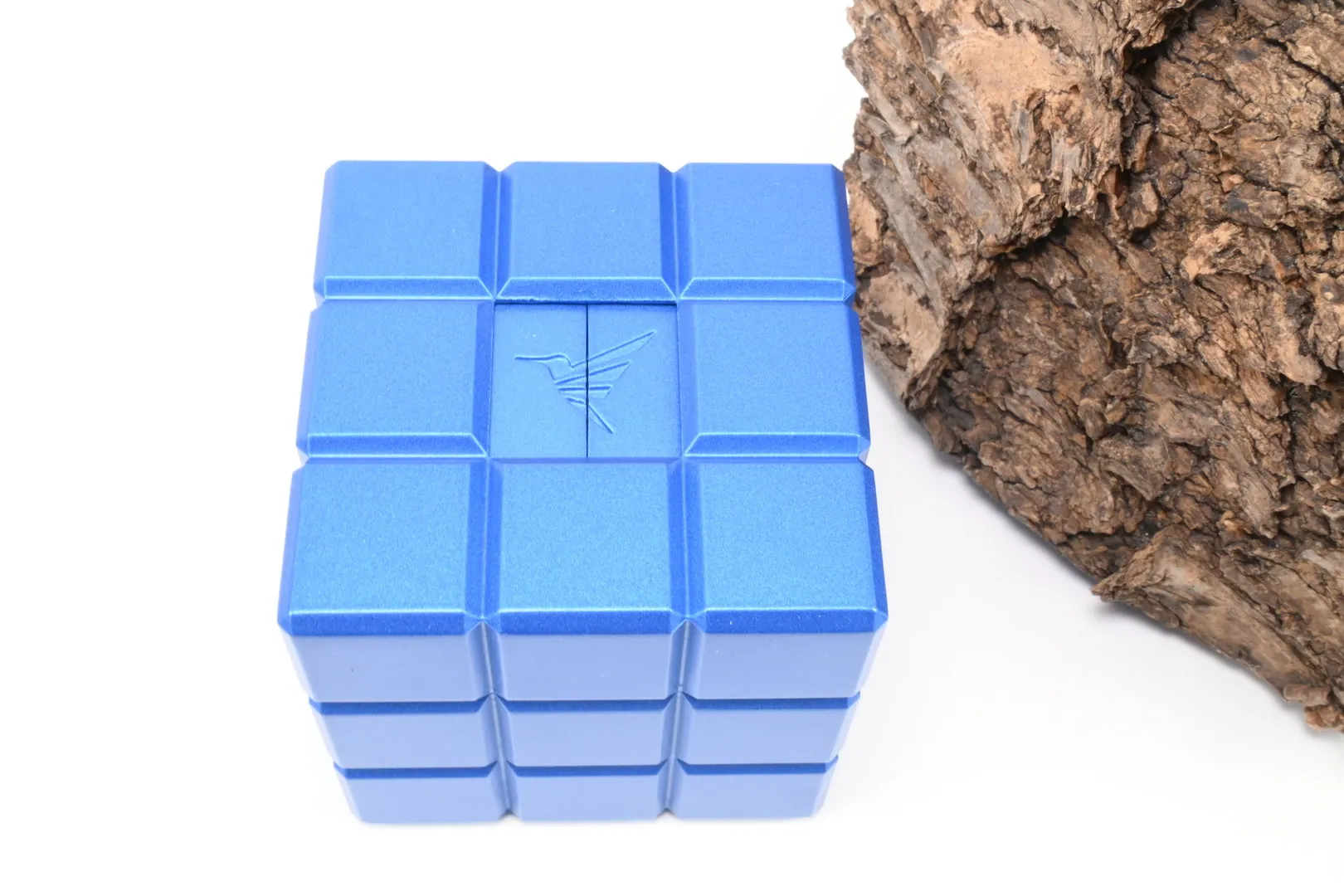 Colibri Tischfeuerzeug Heritage Cube blau – Produktbild 8