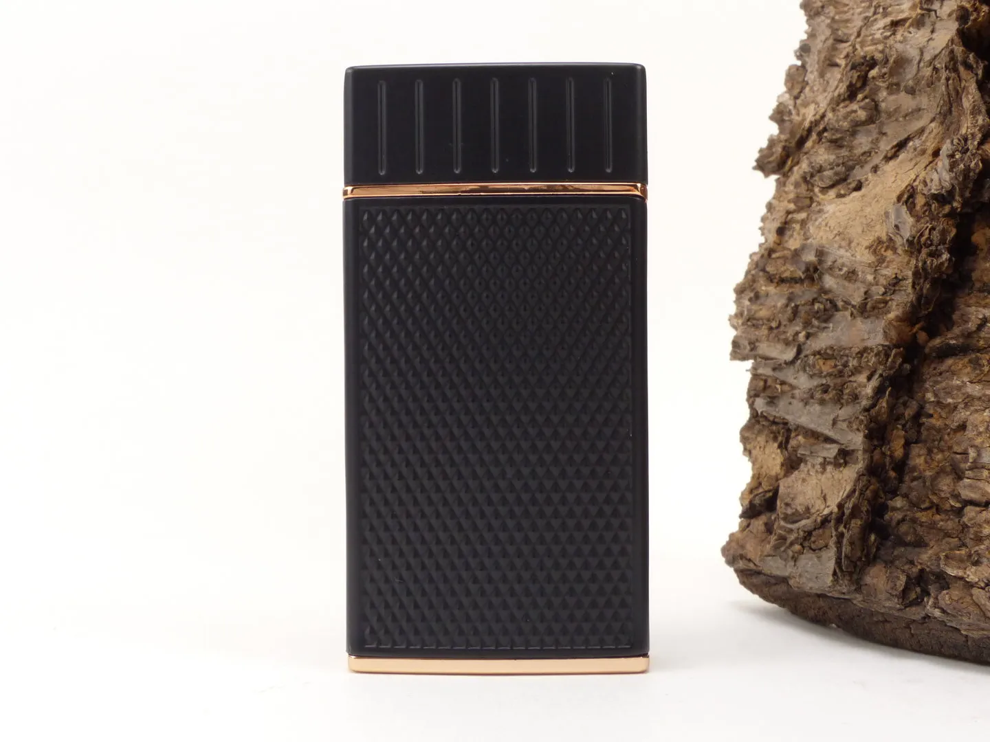 Colibri Pfeifenfeuerzeug Julius schwarz roségold – Produktbild 3