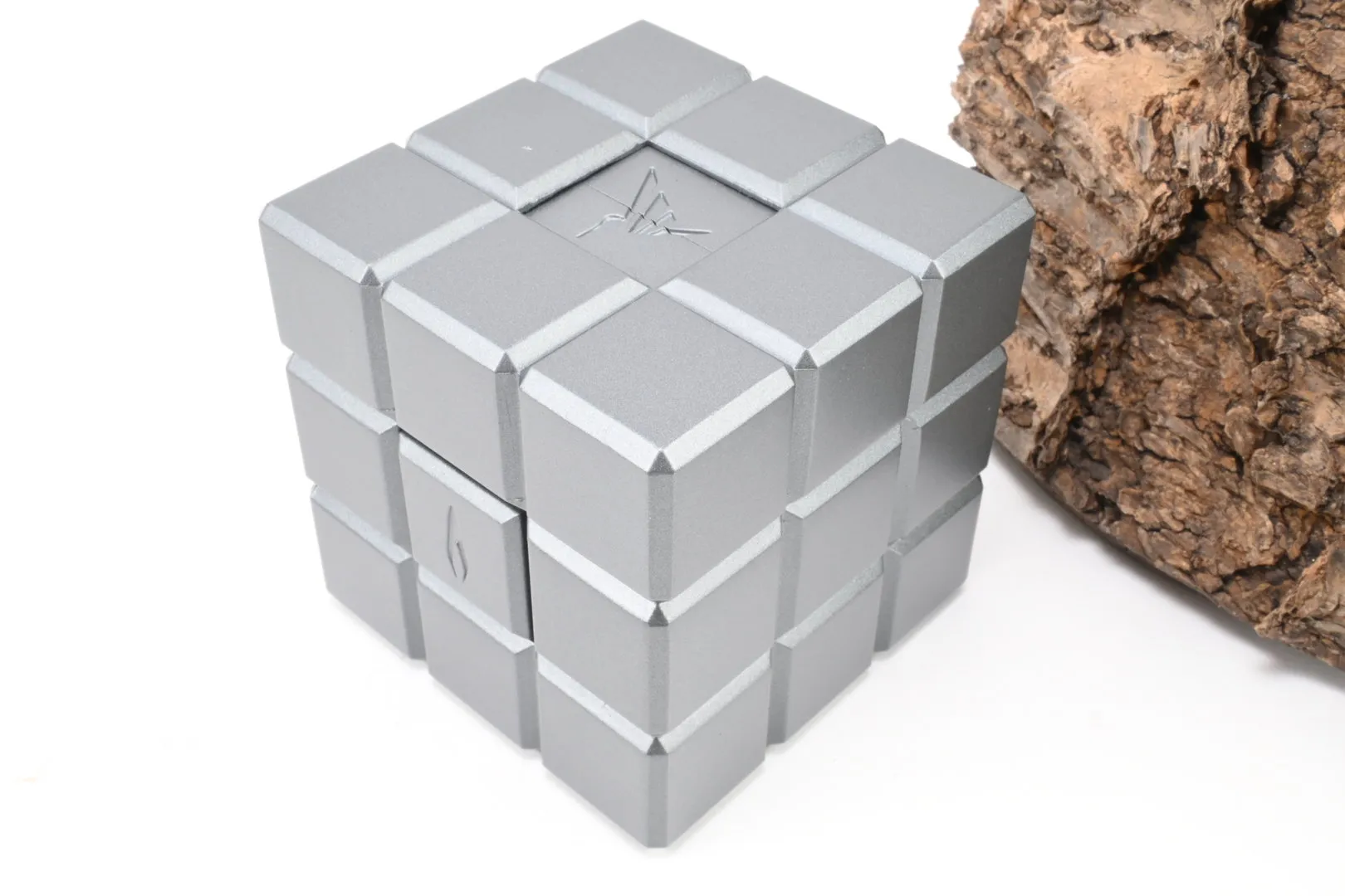 Colibri Tischfeuerzeug Heritage Cube anthrazit – Produktbild 4