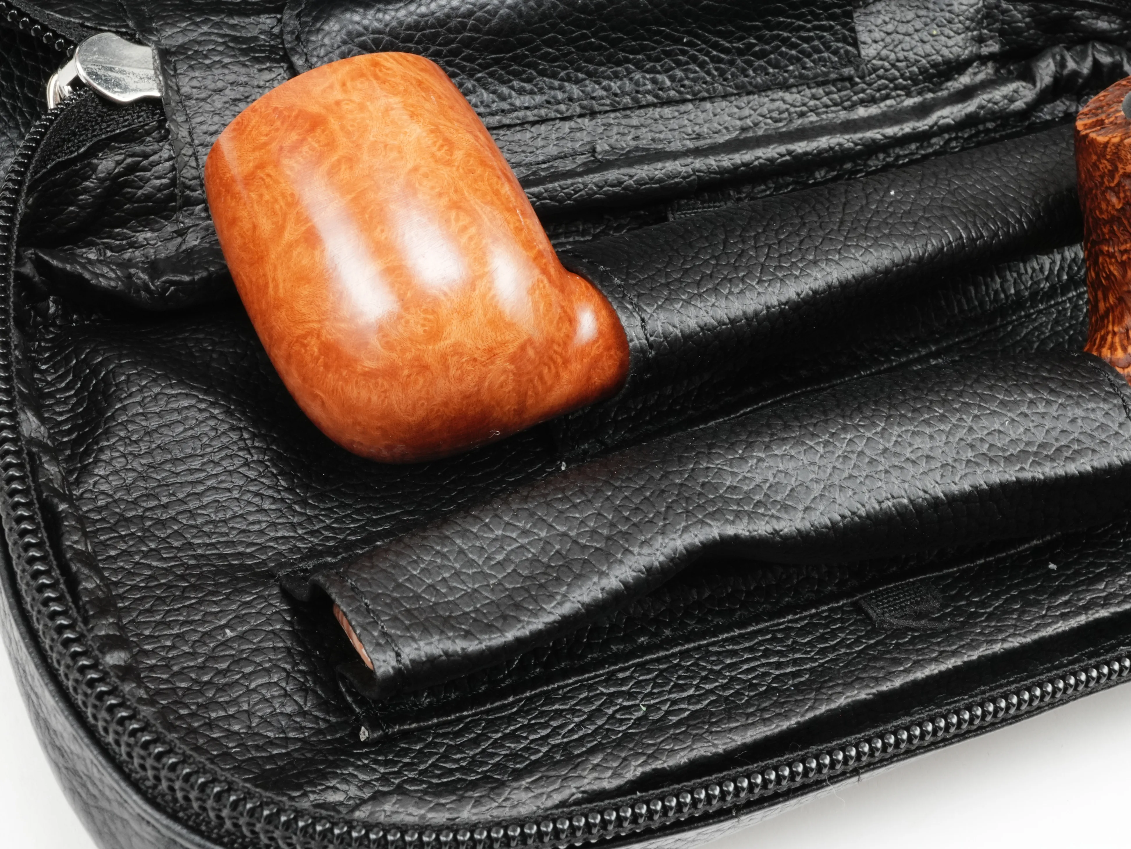 Guy Janot Pfeifentasche 2er Schwarz 6012 – Produktbild 5
