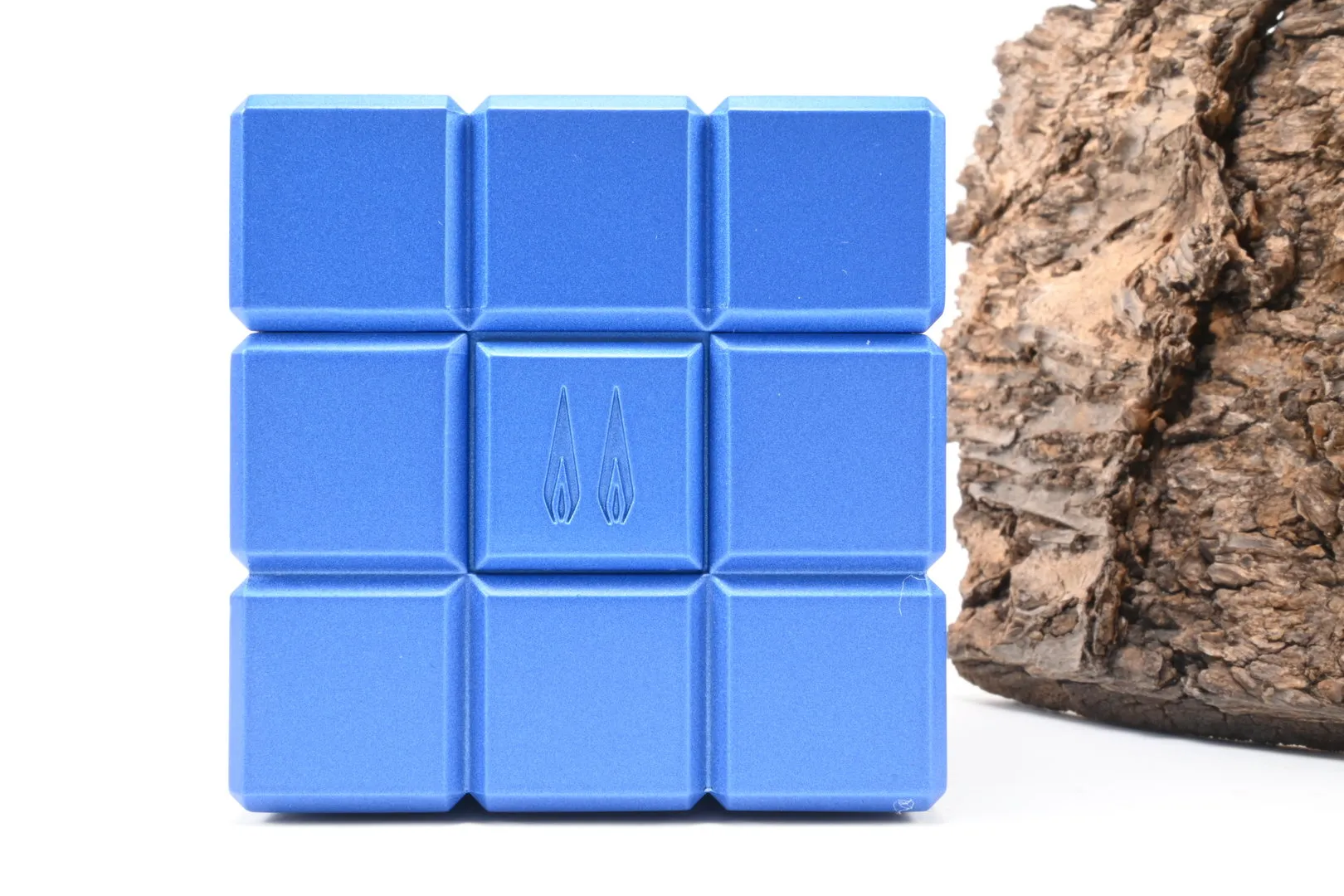 Colibri Tischfeuerzeug Heritage Cube blau